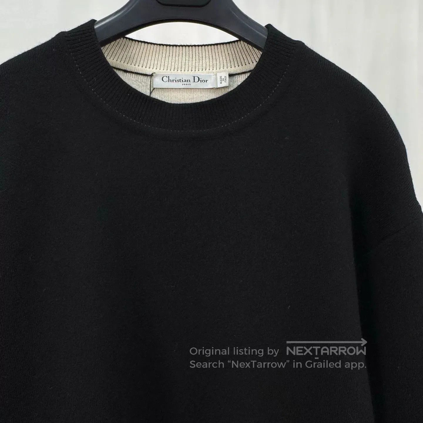 Dior Dior Black Cashmere Knit Sweater. Size XS / US 0-2 / IT 36-38 - 3 Thumbnail