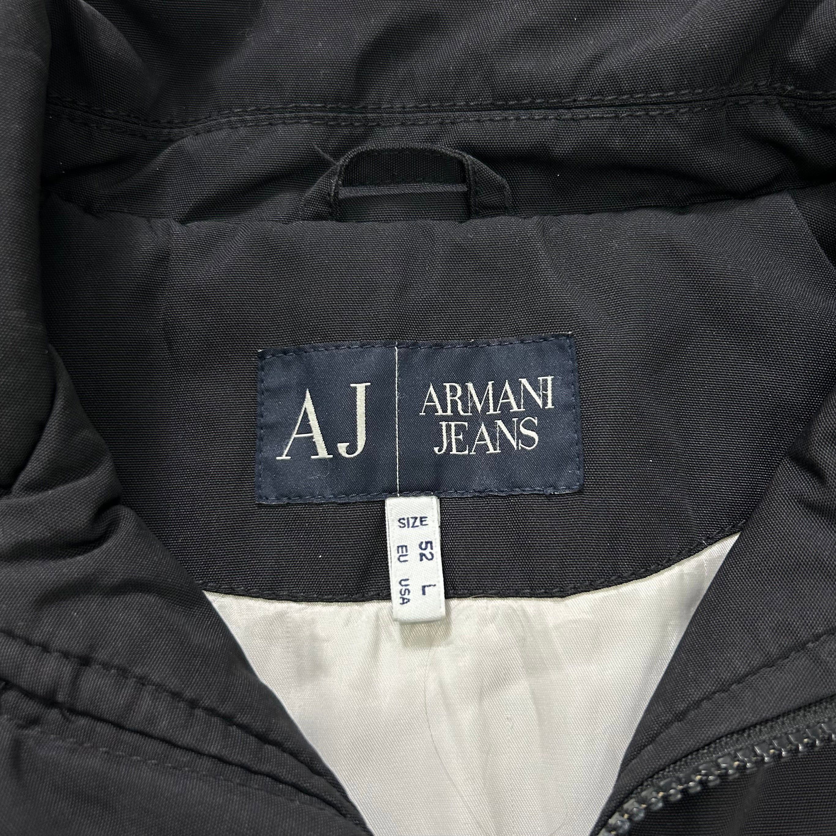 Armani Armani Jeans Vintage Black Aviator Style Leather Detail Ligh Size US L / EU 52-54 / 3 - 5 Thumbnail