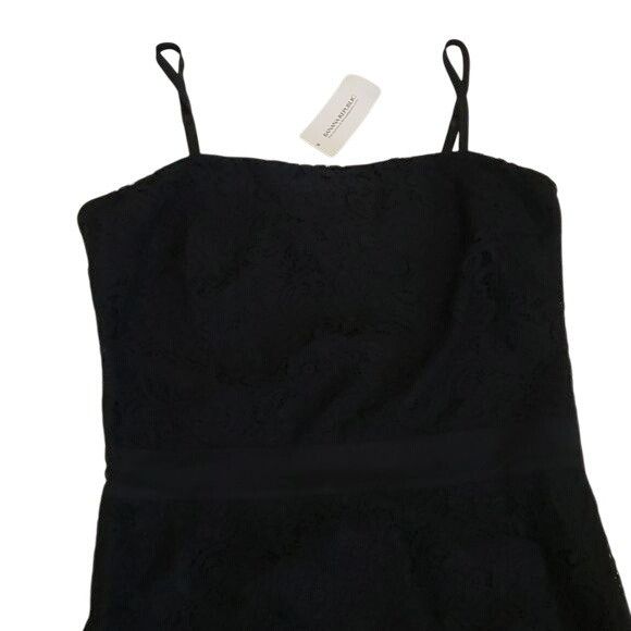 Banana Republic Banana Republic Dress Lace Spaghetti Strap Black Women's 2 T Size XS / US 0-2 / IT 36-38 - 4 Thumbnail