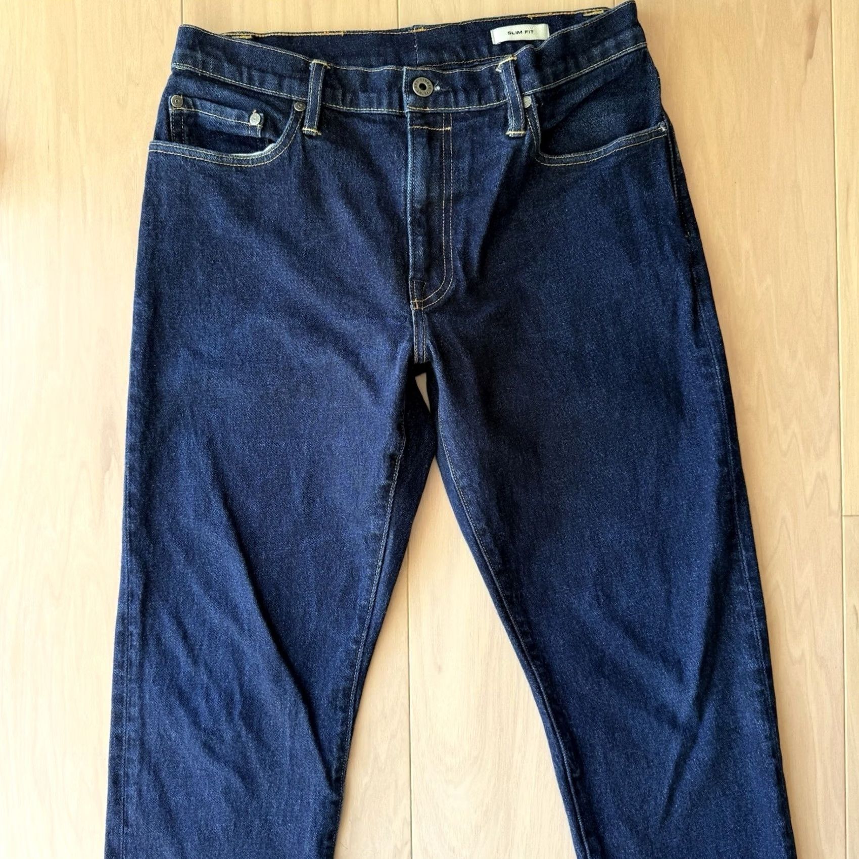 Flint And Tinder Flint and Tinder Jeans 30 Blue Dark Wash Denim Slim Fit Casual Men Jeans Denim 30 Inseam 31 Size US 30 / EU 46 - 3 Thumbnail