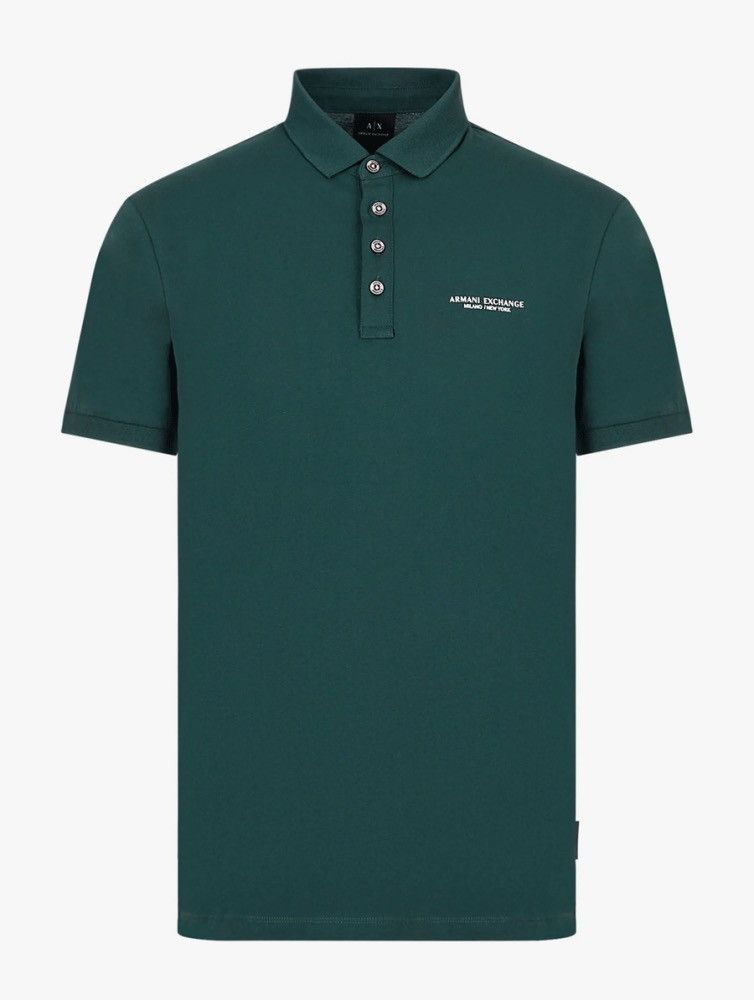 Armani Exchange 🇮🇹 Armani Exchange Luxury Milano New York Polo T-Shirt Rare Size US M / EU 48-50 / 2 - 3 Thumbnail