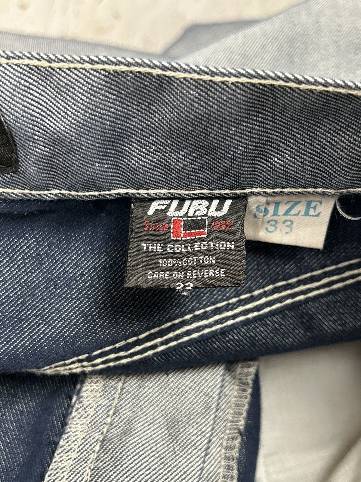 Fubu Vintage Fubu Collection Carpenter Shiny Denim Jeans W33 Size US 33 - 11 Thumbnail