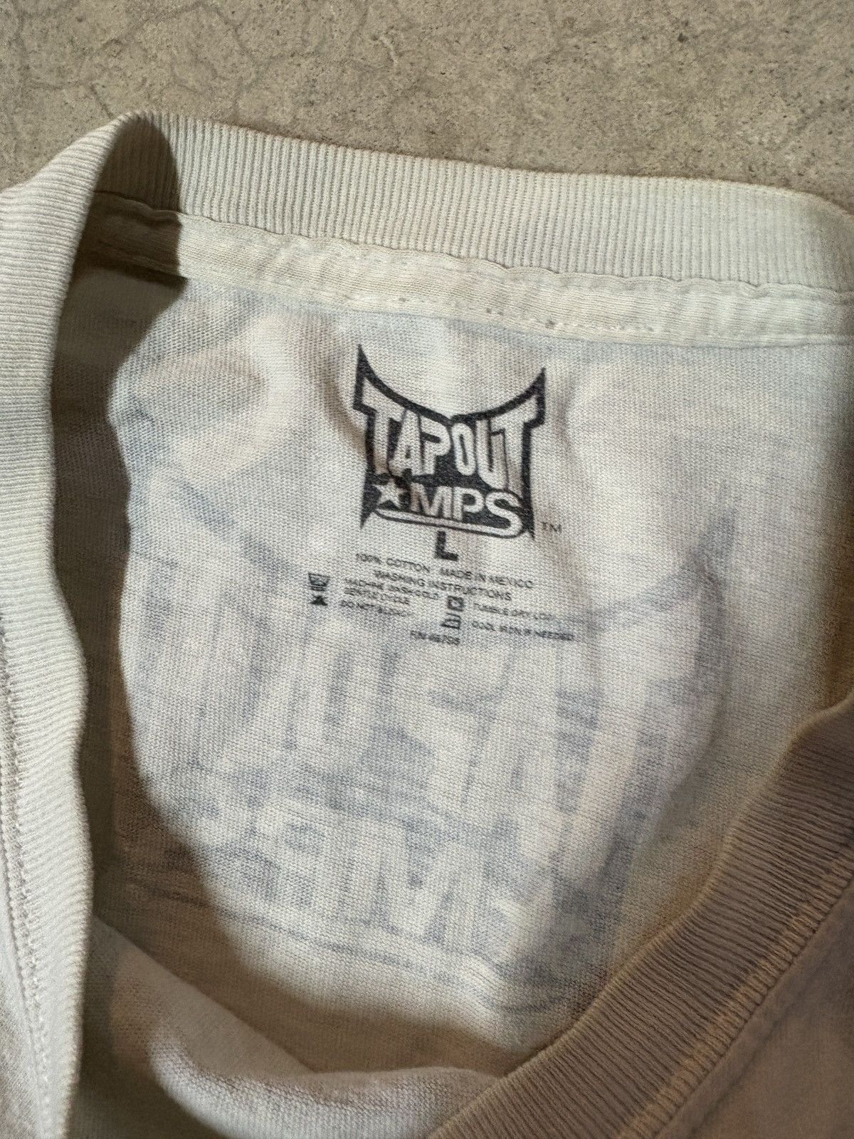 Tapout Vintage Tapout MPS Y2K Skull MMA Tee T-shirt White Large Size US L / EU 52-54 / 3 - 5 Thumbnail