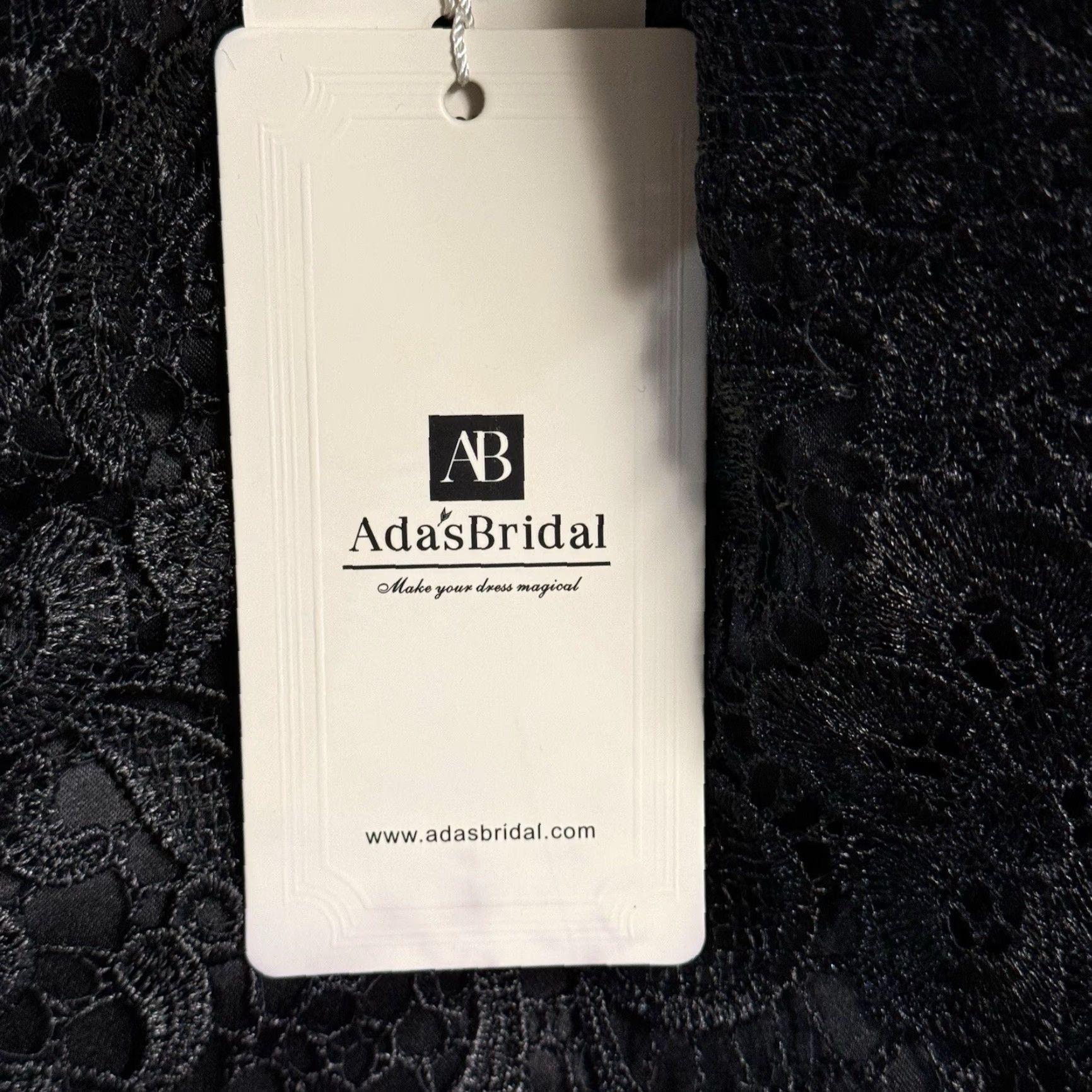 Vintage VINTAGE Adas Bridal Dress Womens Plus 16W Lined Padded Bra Lace Romantic Victorian Goth Midi Black 3/4 Sleeve Zip Formal Party Wedding Mens? Size XXL / US 16-18 / IT 52-54 - 2 Thumbnail
