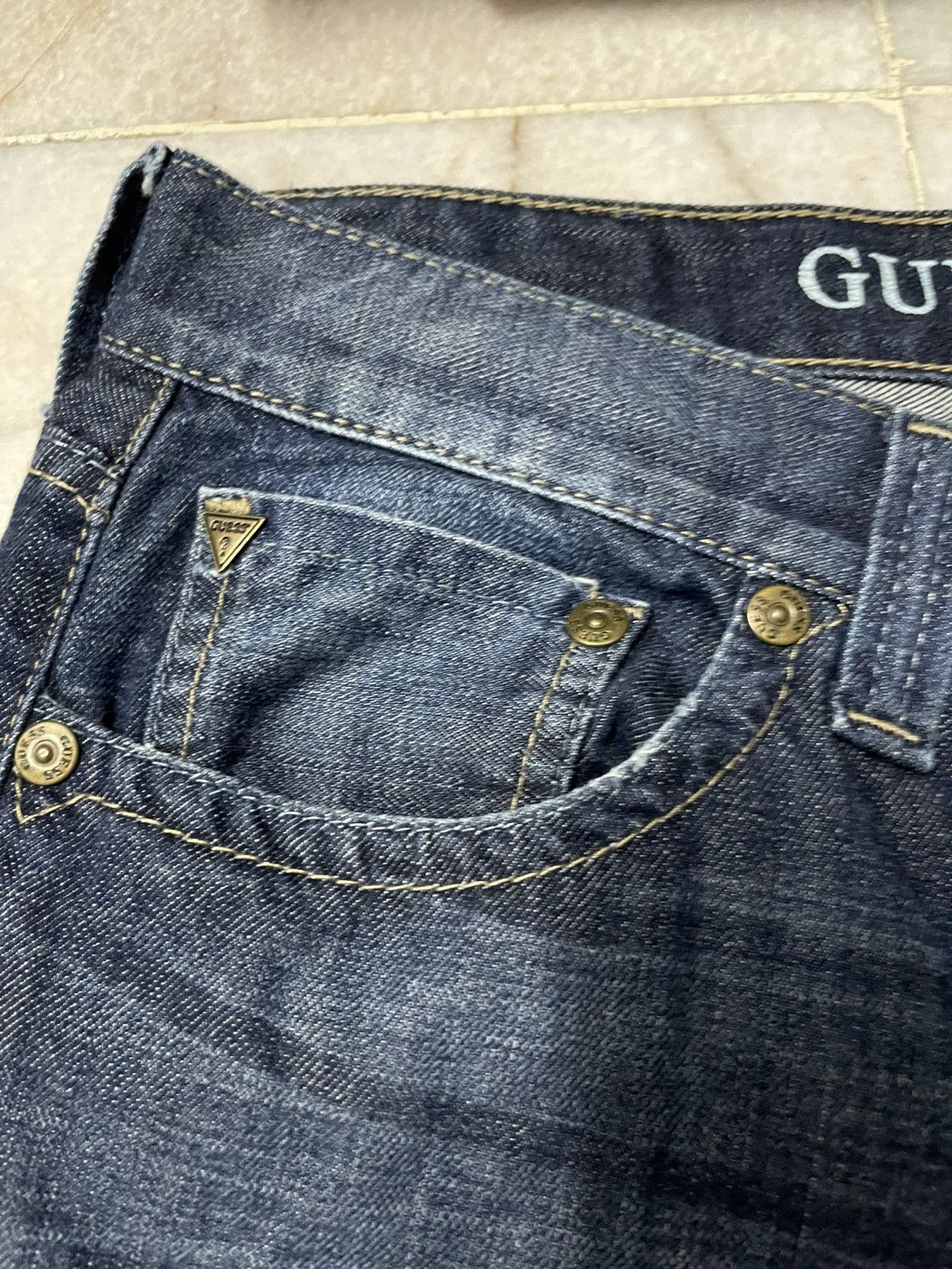Guess × Japanese Brand Guess Denim Jeans Blue Size US 34 / EU 50 - 5 Thumbnail