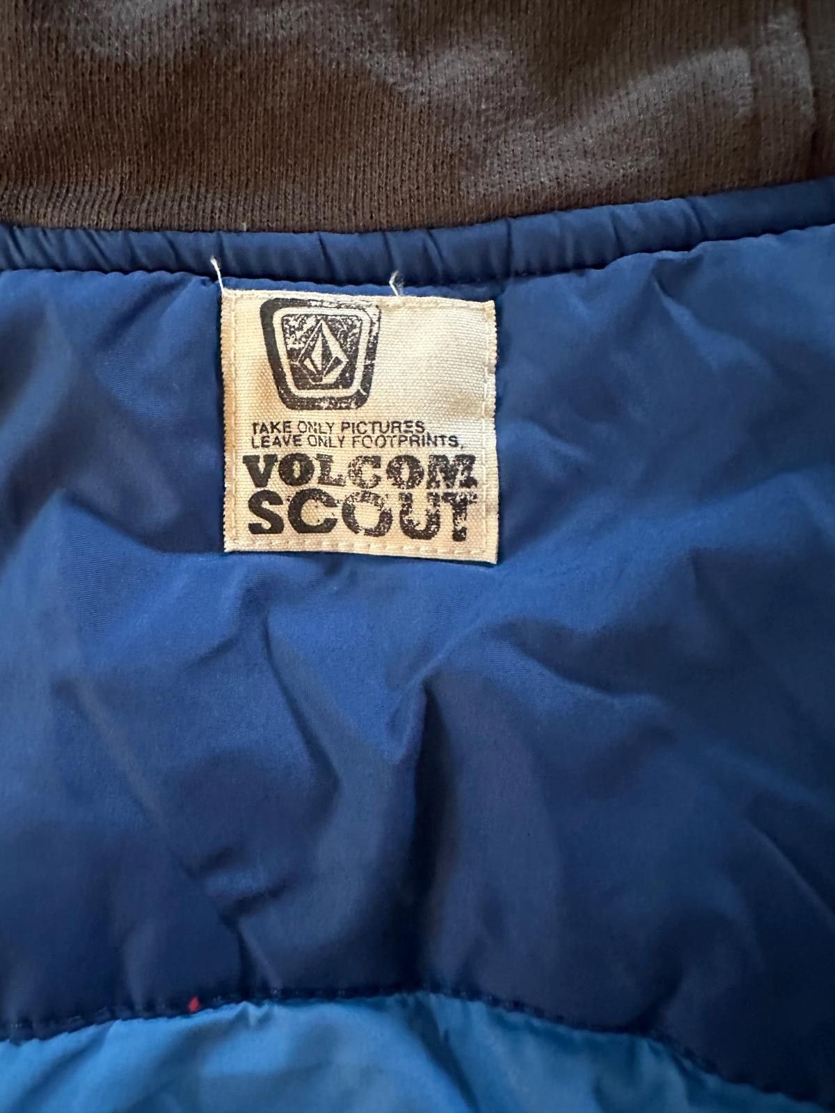 Other Volcom Quilted Jacket Hoodie Blue Brown Small Y2K Size US M / EU 48-50 / 2 - 6 Thumbnail