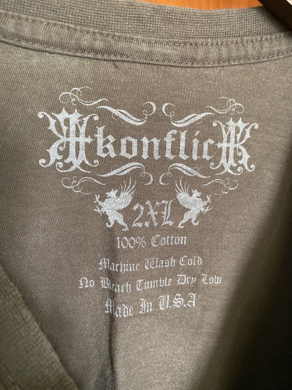 Affliction Crazy Y2K Jesse Pinkman Affliction Style Goth Konflict Tee Size US XL / EU 56 / 4 - 4 Thumbnail