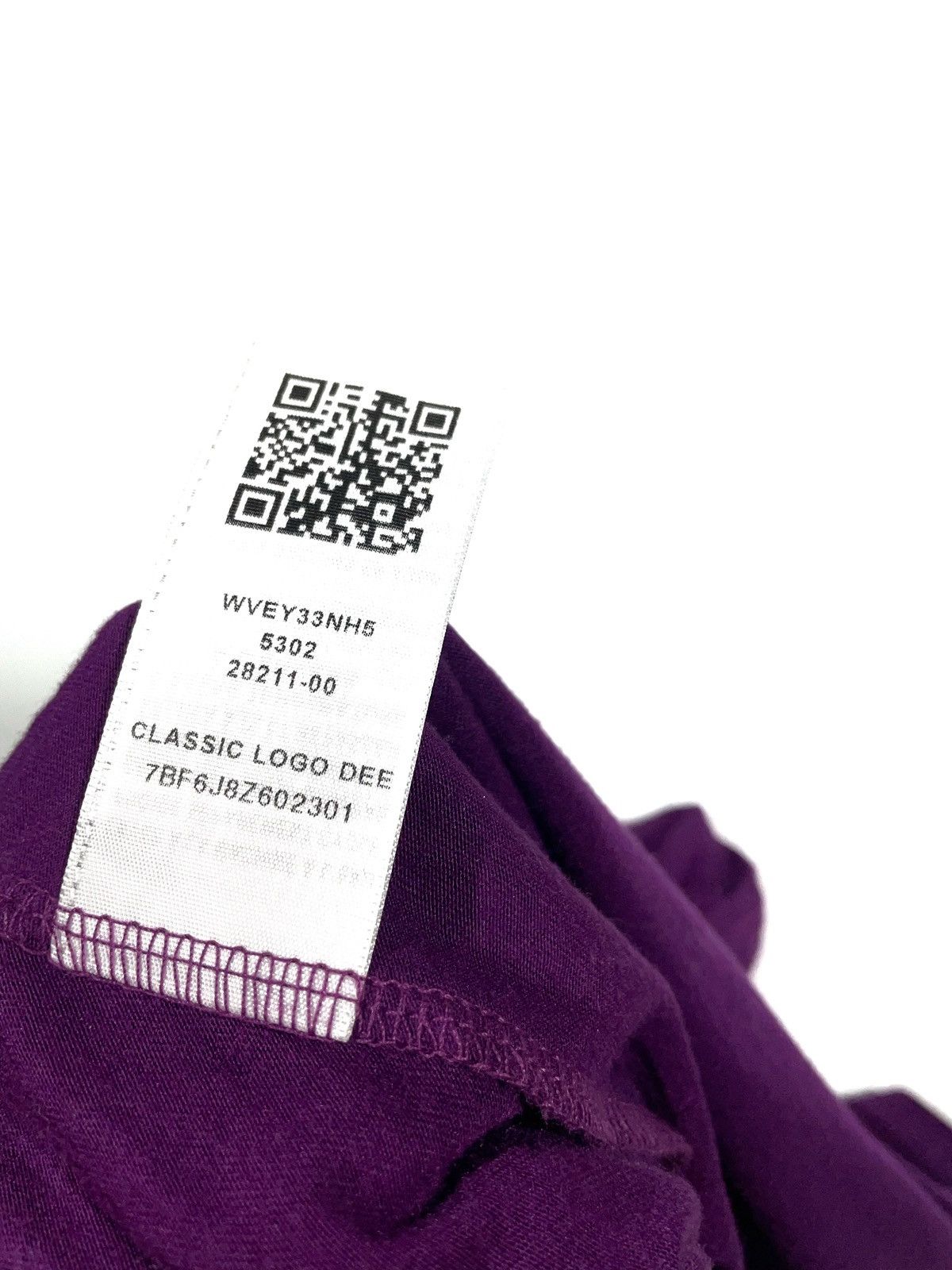Japanese Brand × True Religion True Religion Women T Shirt V Neck Purple Rhinestone Logo Size L / US 10 / IT 46 - 9 Thumbnail