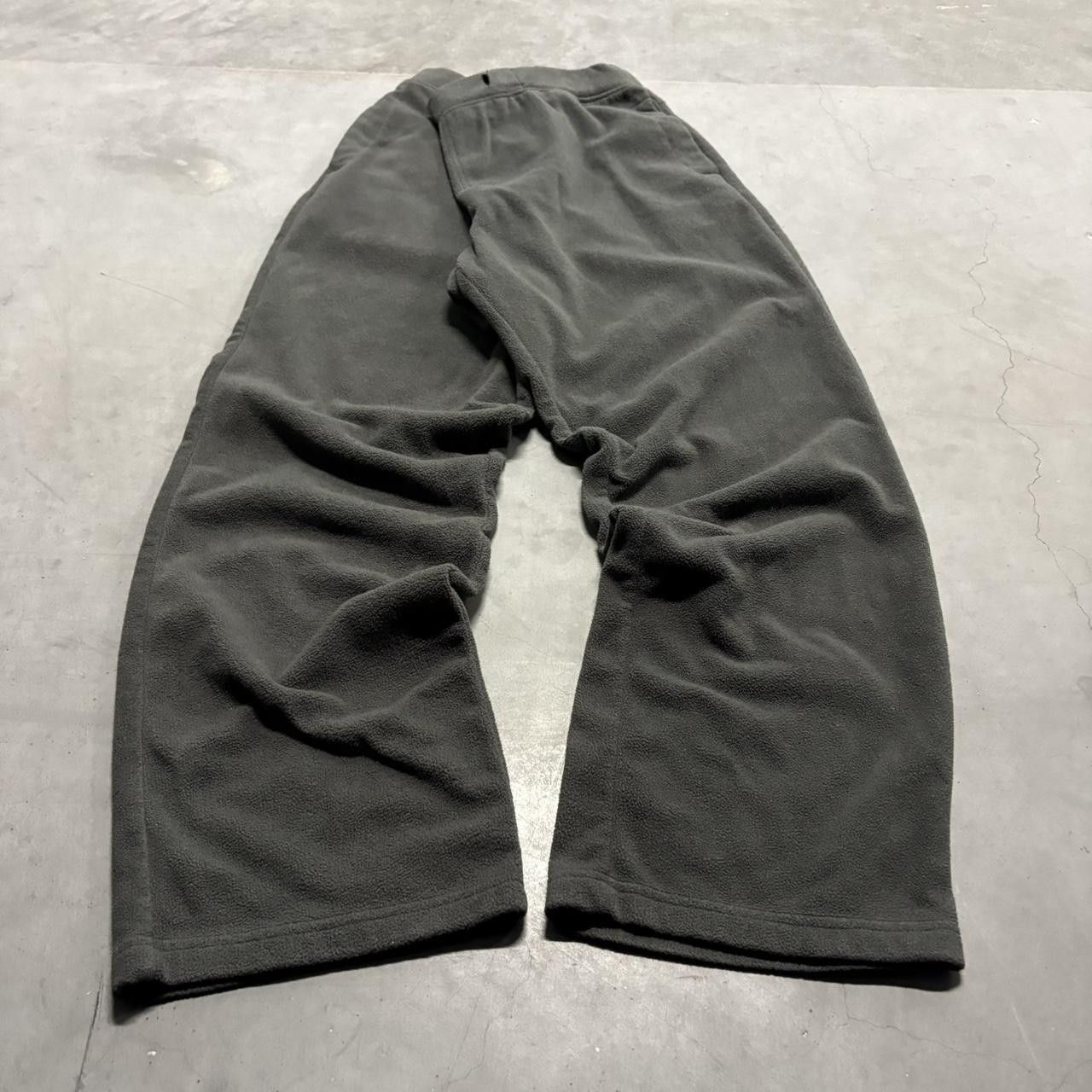 Japanese Brand × Vintage Crazy Vintage Y2K/2000s Baggy Blank Grey Sweatpants! Size US 42 / EU 58 - 2 Thumbnail