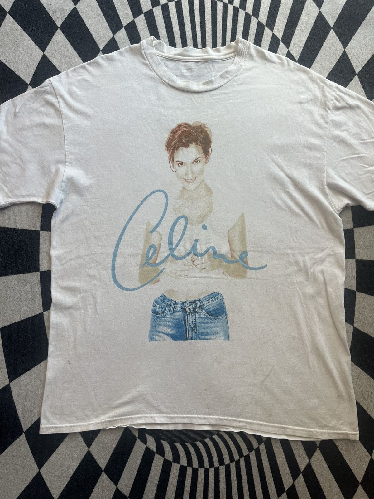 Band Tees Vintage Celine Dion Falling into You Around The World 1996’s Size US XXL / EU 58 / 5 - 4 Thumbnail