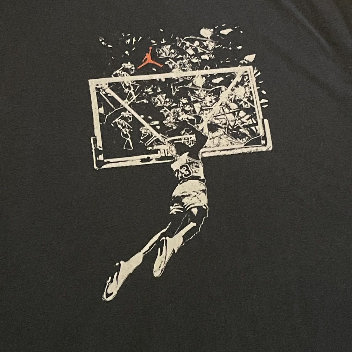 Jordan Brand Jordan Mens 1985 Shattered Backboard T-Shirt Black Large Tee Size US L / EU 52-54 / 3 - 7 Thumbnail
