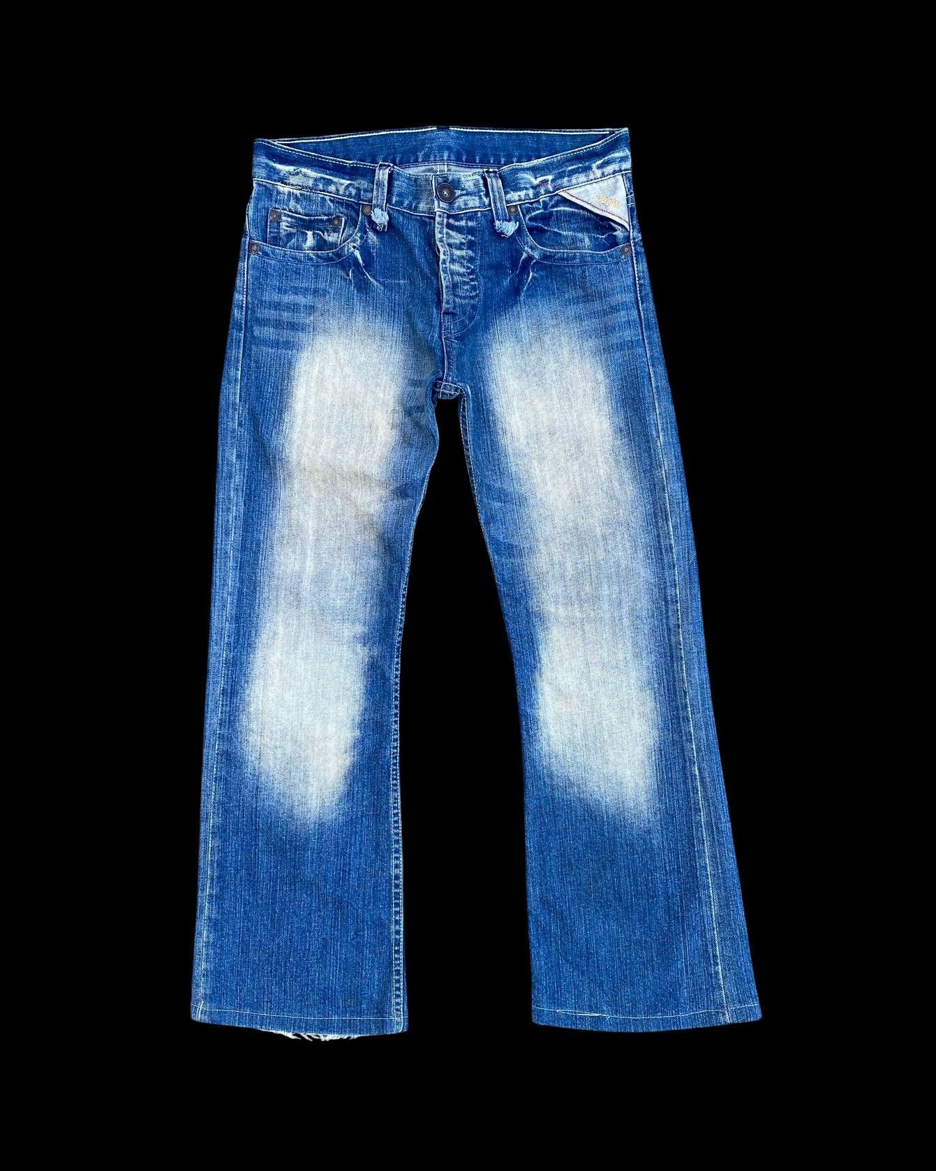 Replay (30x28)FLARED Replay faded wash dirty jean Lowrise Size US 30 / EU 46 - 13 Thumbnail