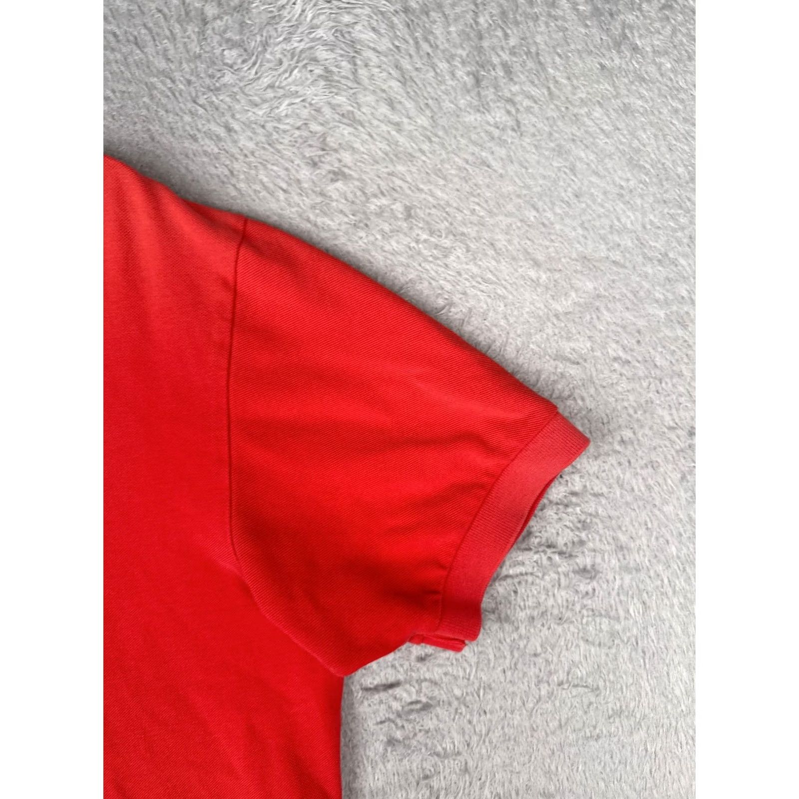 Polo Ralph Lauren VINTAGE Polo Ralph Lauren Shirt Men L Red 100% Cotton Short Sleeve Pony Size US L / EU 52-54 / 3 - 2 Thumbnail