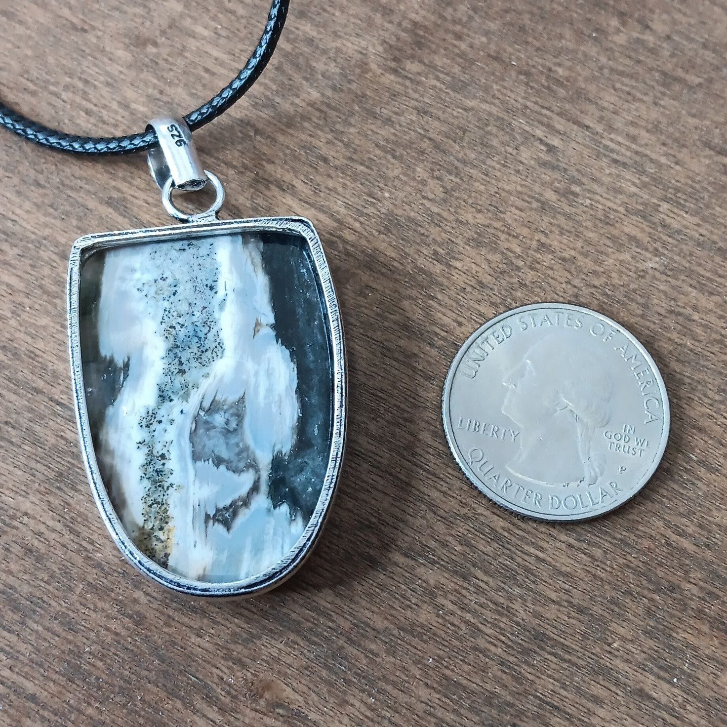 Other Ocean Jasper gemstone pendant necklace Size ONE SIZE - 2 Thumbnail