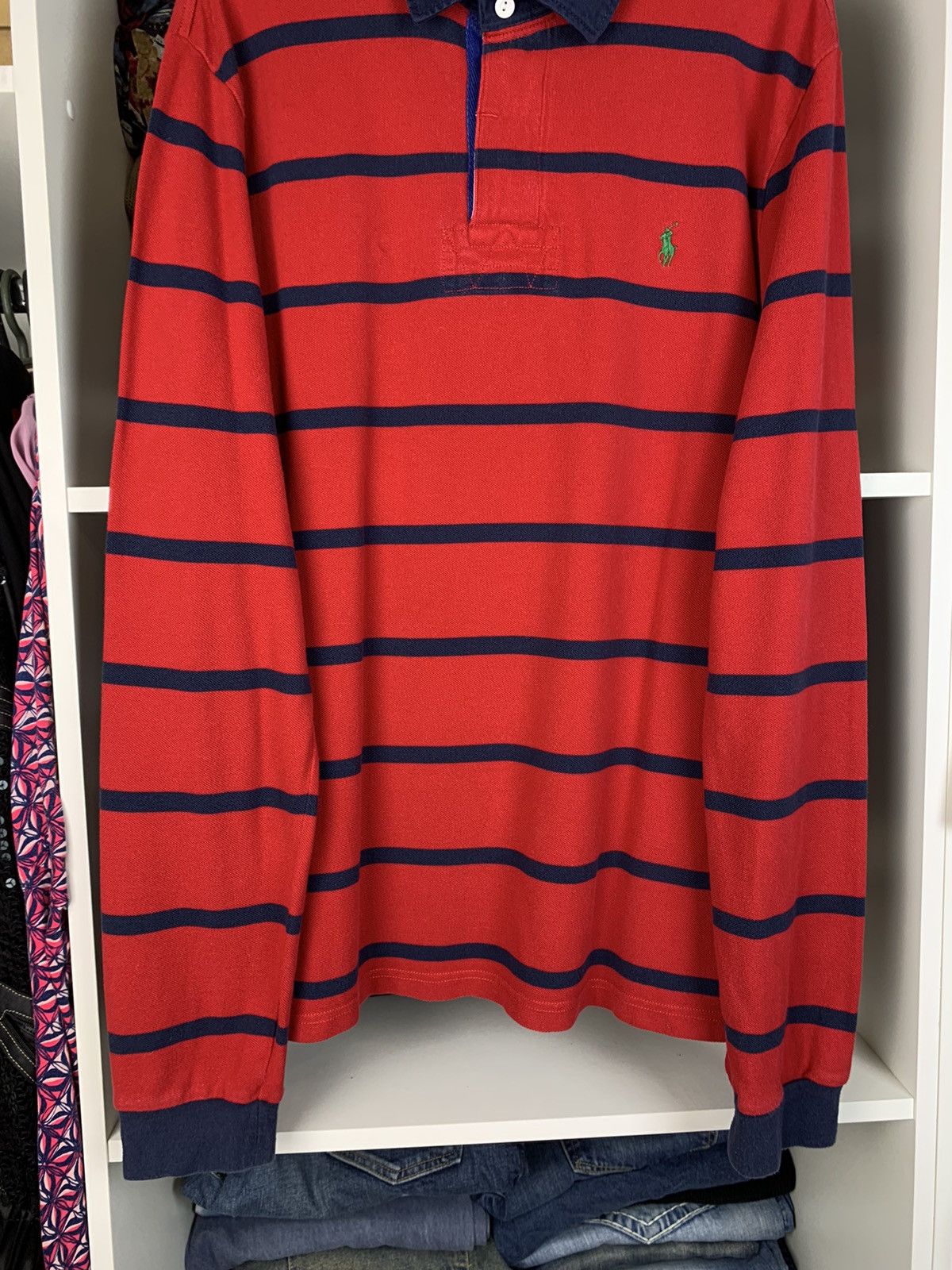 Other Polo Ralph Lauren Striped Rugby Long Sleeve Size US XL / EU 56 / 4 - 9 Thumbnail