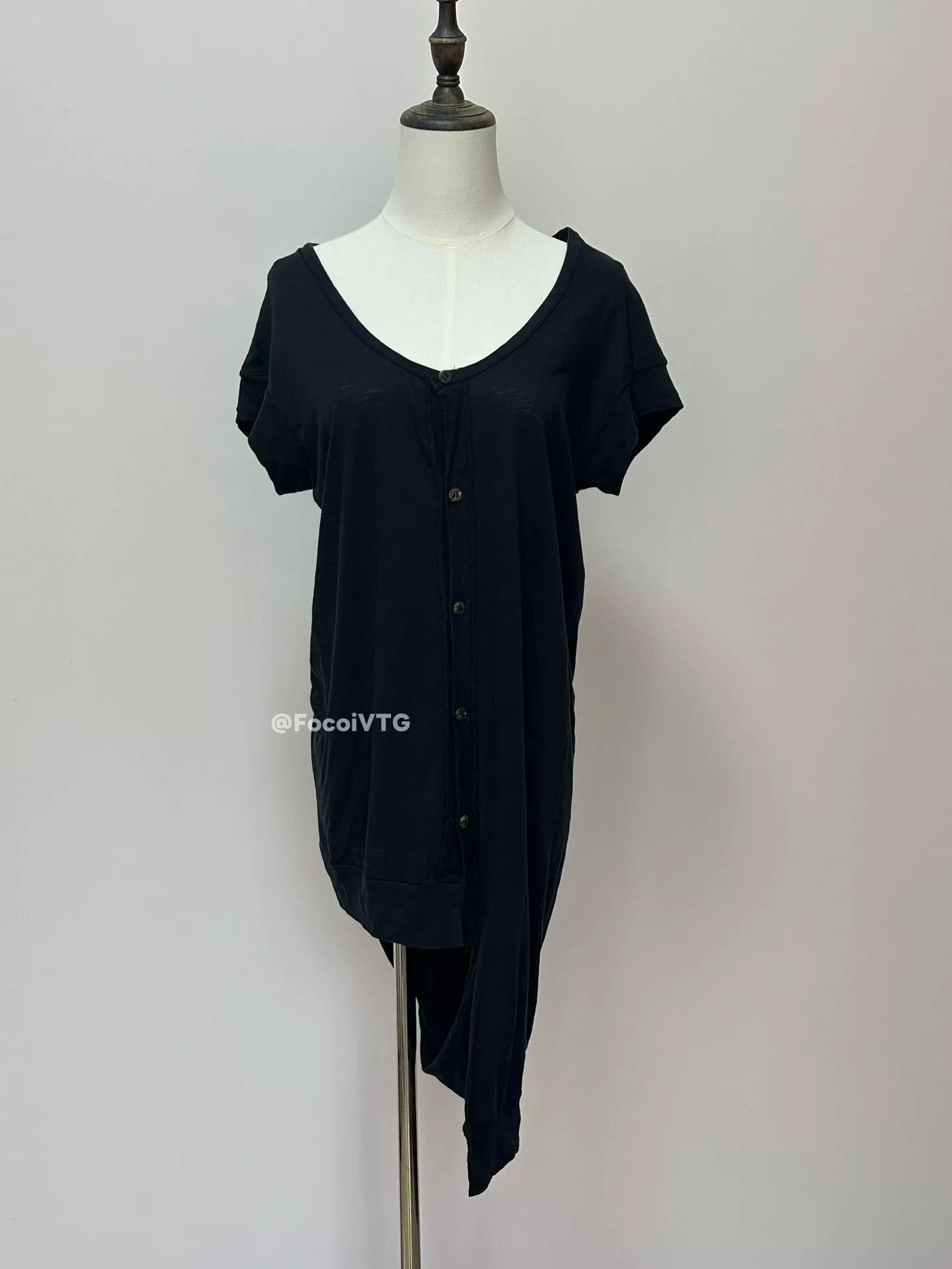 Yohji Yamamoto Yohji Yamamoto Y's Blue Irregular Hem Cardigan Size M / US 6-8 / IT 42-44 - 1 Thumbnail