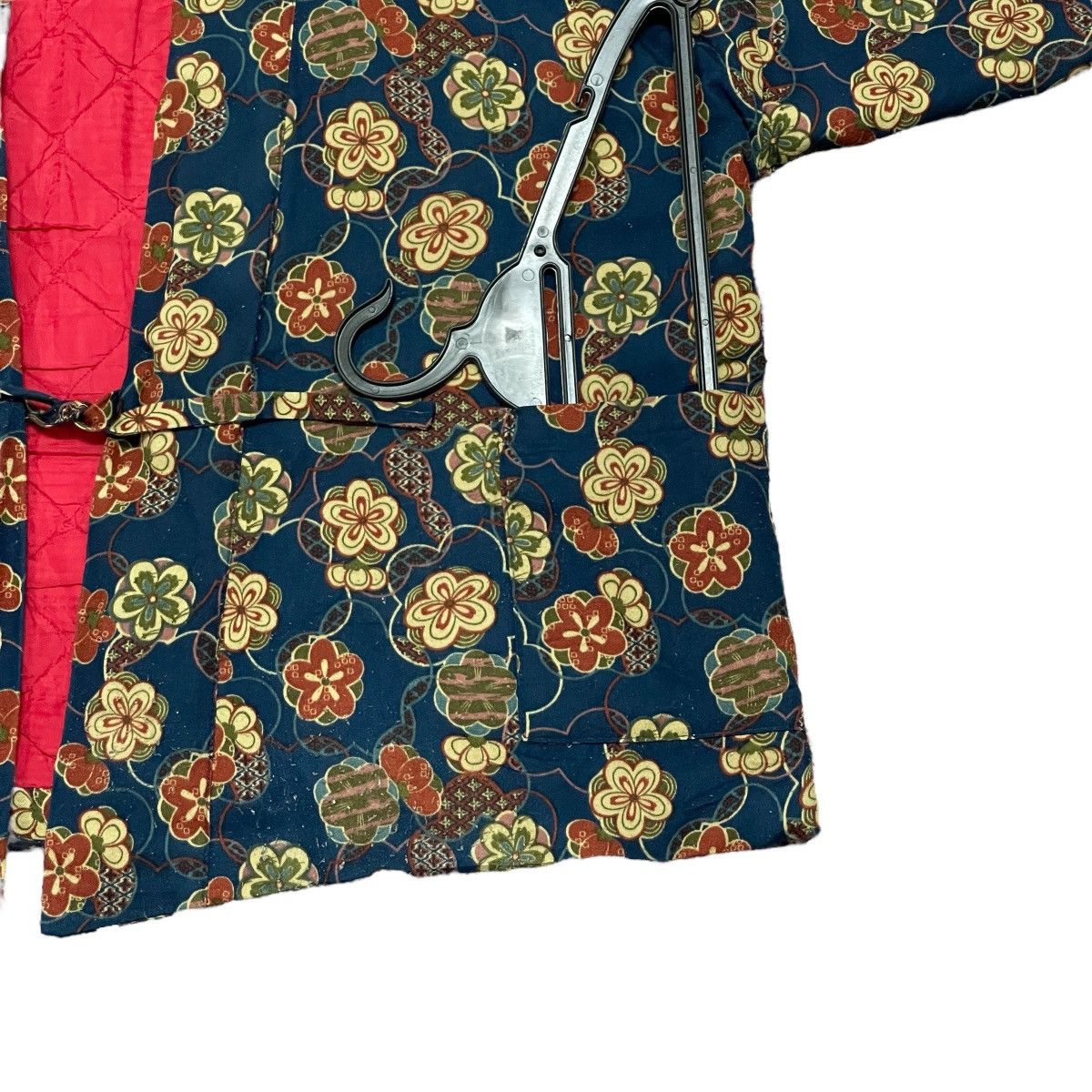 Japanese Brand Vintage Hanten Floral Pattern Traditional Kimono Jacket Size US XL / EU 56 / 4 - 4 Thumbnail