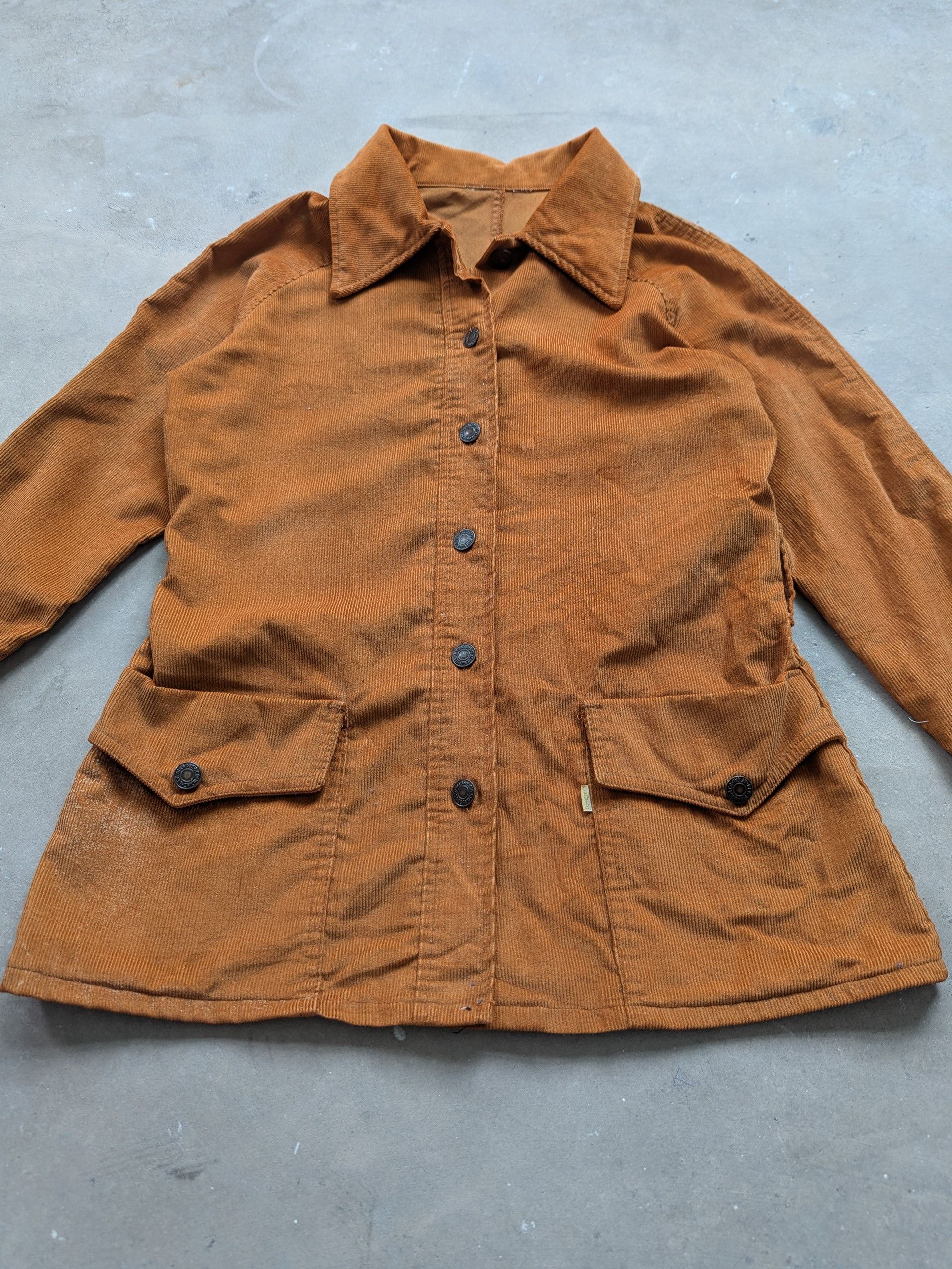 Levi's × Levi's Vintage Clothing × Vintage Vintage 80s Levis Corduroy Long Sleeve Button Up Size M / US 6-8 / IT 42-44 - 8 Thumbnail