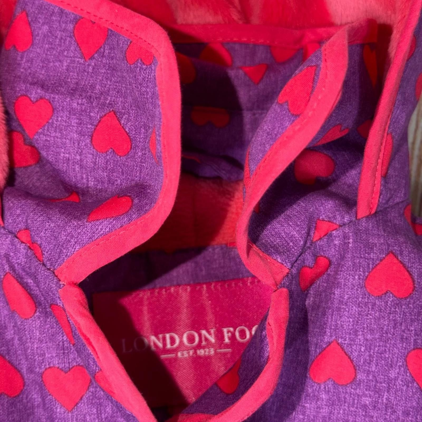 London Fog London Fog 2T Heart Pattern Raincoat Size ONE SIZE - 6 Thumbnail