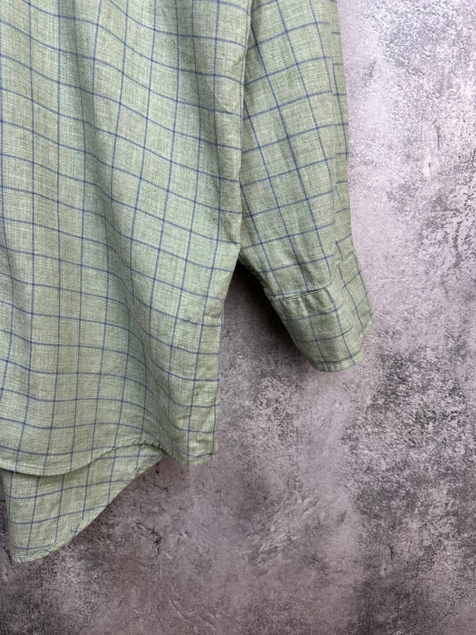 Other James Meade Cotton/Wool Blend Twill Check Button Up Shirt Size US M / EU 48-50 / 2 - 8 Thumbnail