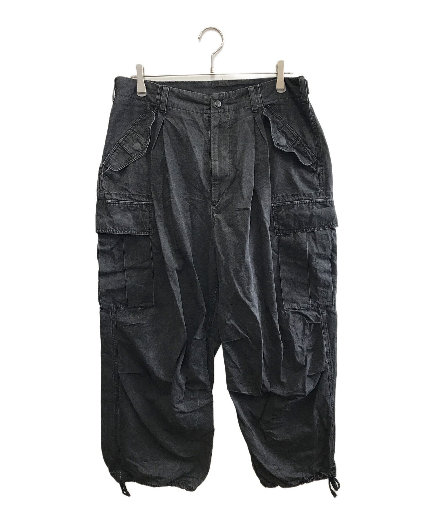 Yohji Yamamoto Yohji Yamamoto Pour Homme HV-P09-003 Cargo Pants Size US 33 - 1 Thumbnail