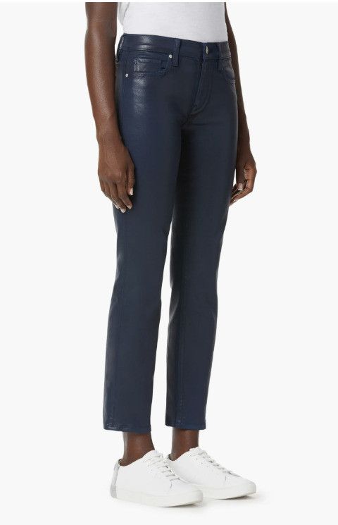 Hudson Hudson Nico Straight Ankle Jeans Pageant Blue Coated ( 23 ) Size 23" - 1 Thumbnail