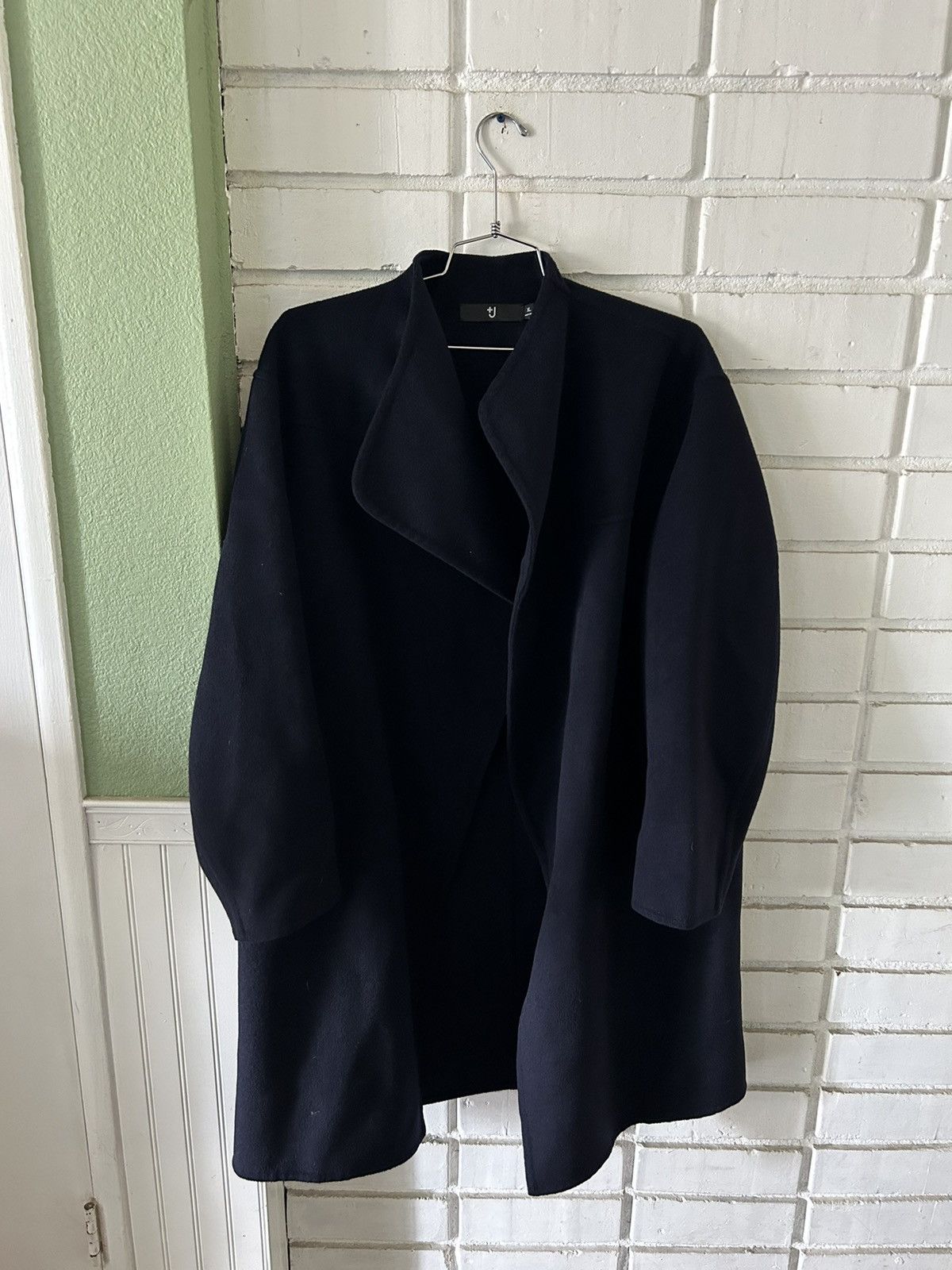 image of Unqlo J+ (Jil Sander) Coat (Sz Xl) in Navy, Women's