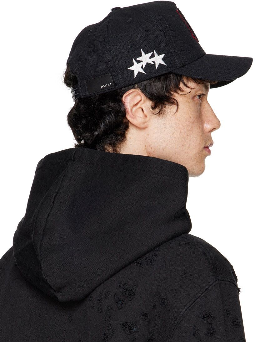Amiri o1orln1025 Size: OS /'MA' Canvas Hat / Cap in Black Size ONE SIZE - 4 Thumbnail