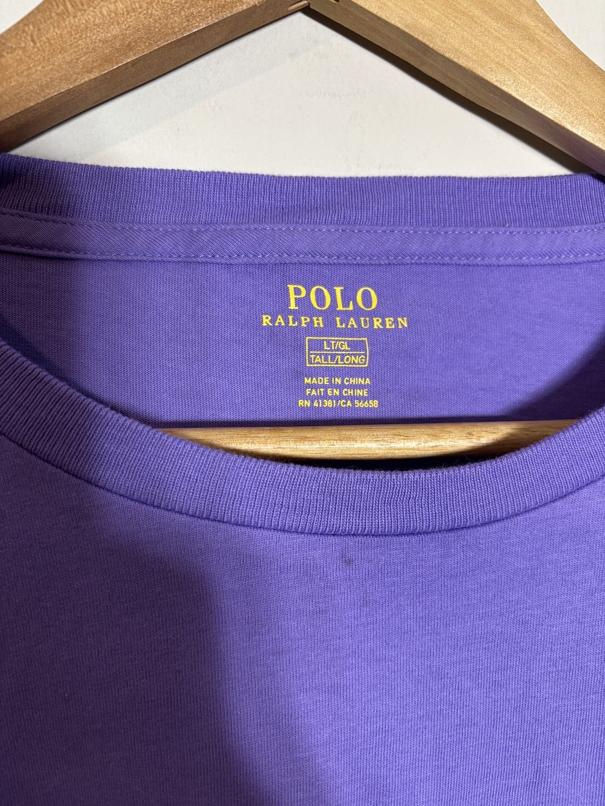 Polo Ralph Lauren Polo Ralph Lauren Shirt Hampton Purple Large Tall Size US L / EU 52-54 / 3 - 2 Thumbnail