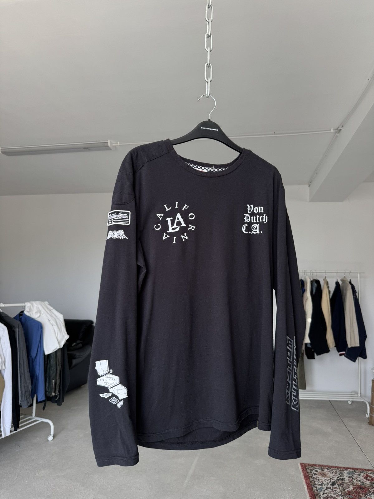 Hysteric Glamour Von Dutch Hysteric Longsleeve Black Size US L / EU 52-54 / 3 - 3 Thumbnail