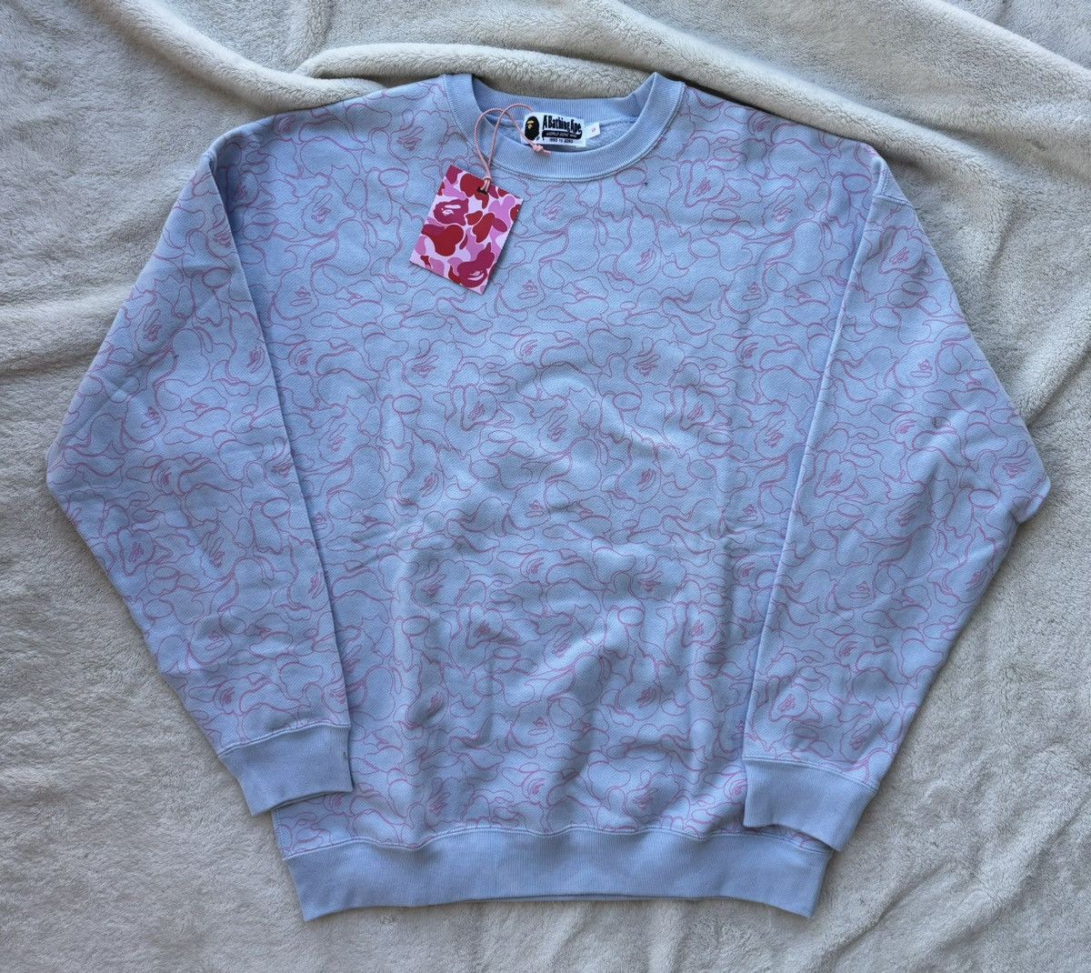Bape Bape Logo Crewneck Sweater Size US M / EU 48-50 / 2 - 1 Thumbnail