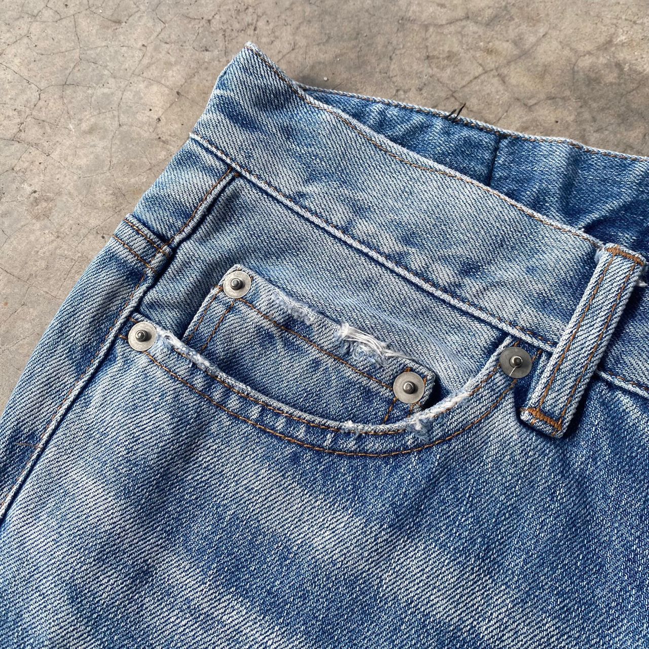 MOUSSY Vintage Azul by Moussy Distressed Slim Denim Size US 29 - 12 Thumbnail