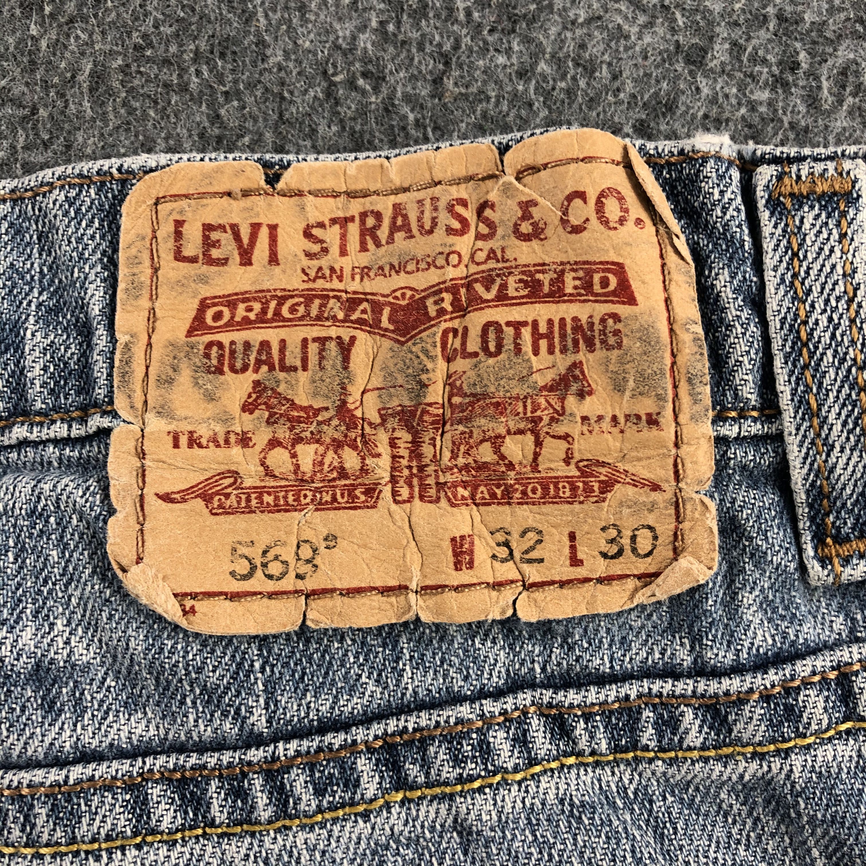 Levi's Vintage Light Wash Levis 569 Jeans-J2303 Size US 33 - 5 Thumbnail
