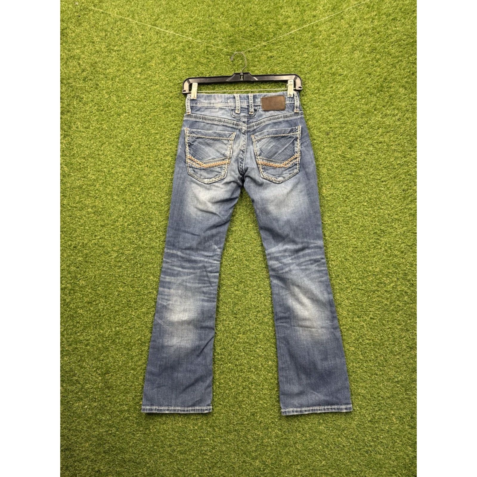 Vintage Buckle Jeans Buckle BKE Mens 26S Aiden Straight Leg Mid Rise Medium Wash Y2K 90s 80s Vintage? Wait. Size US 26 / EU 42 - 2 Thumbnail