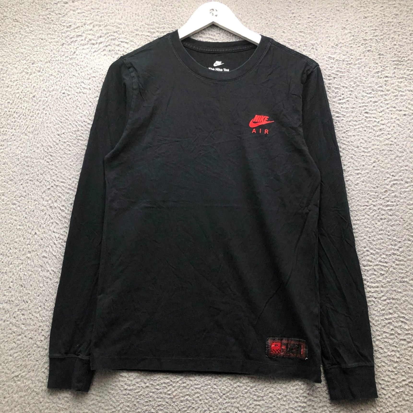 Nike Nike Mech Air Long Sleeve T-Shirt Mens Small Graphic Black Red DJ1379-010 Size US S / EU 44-46 / 1 - 4 Thumbnail