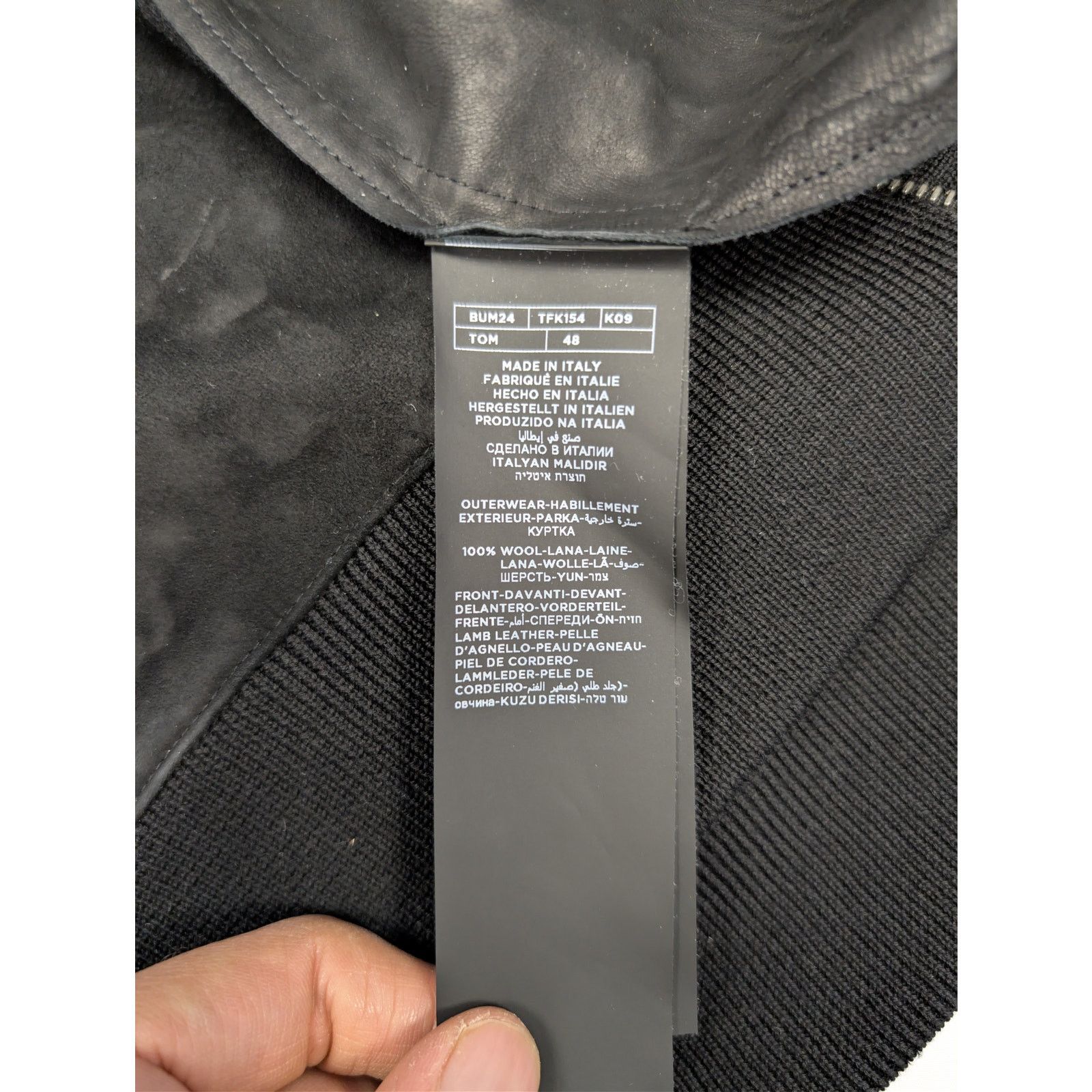 Tom Ford o1rshd1 CC20 Panelled Merino Wool and Suede Zip-Up Hoodie Size US M / EU 48-50 / 2 - 16 Thumbnail