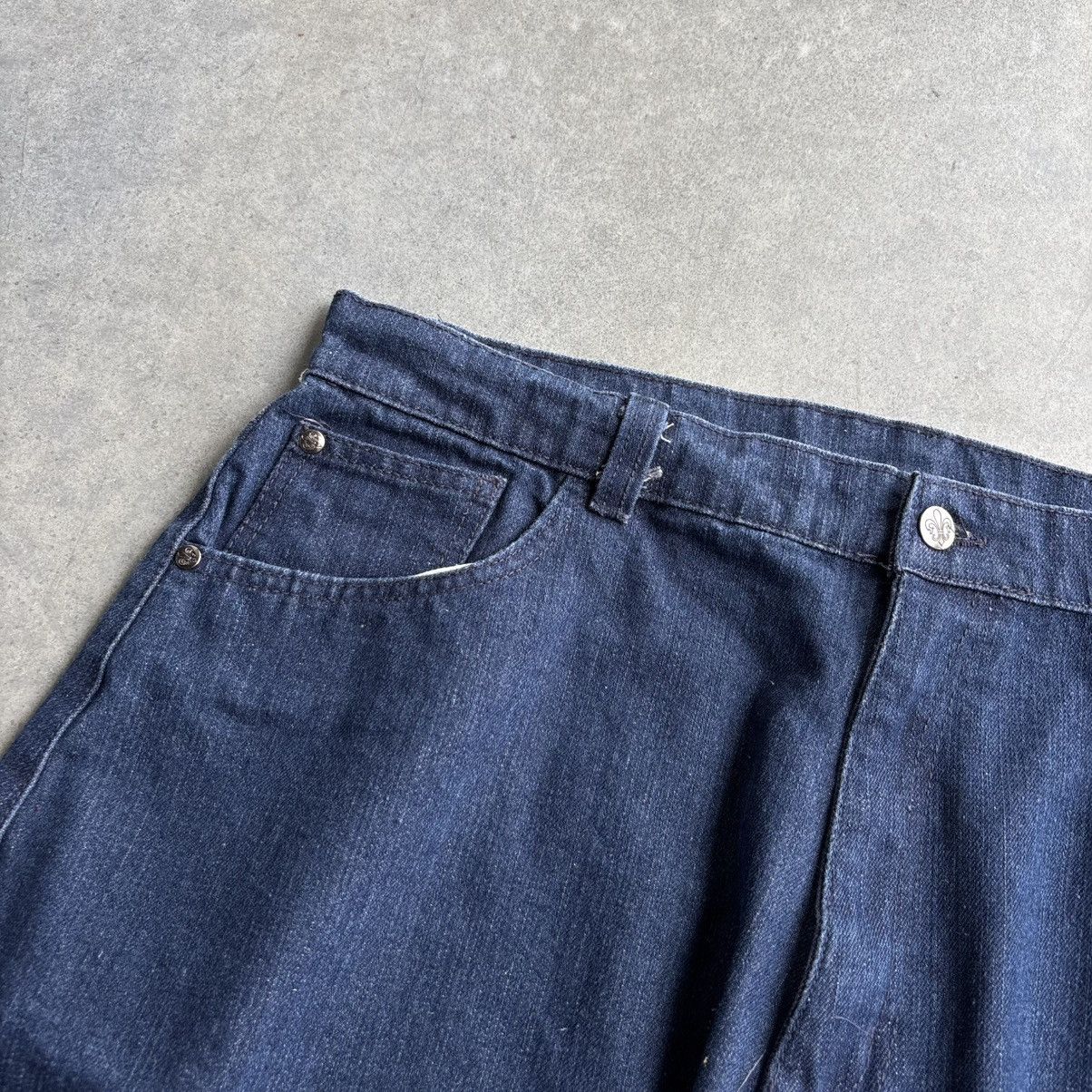 Brooklyn Xpress × Vintage Y2K Baggy Navy Blue Brooklyn Xpress Style Jorts Shorts 36 Size US 38 / EU 54 - 4 Thumbnail