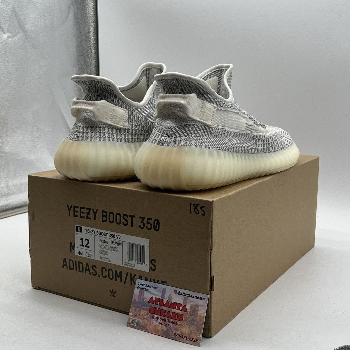 Adidas Yeezy boost 350 static non reflective Size US 12 / EU 45 - 5 Thumbnail