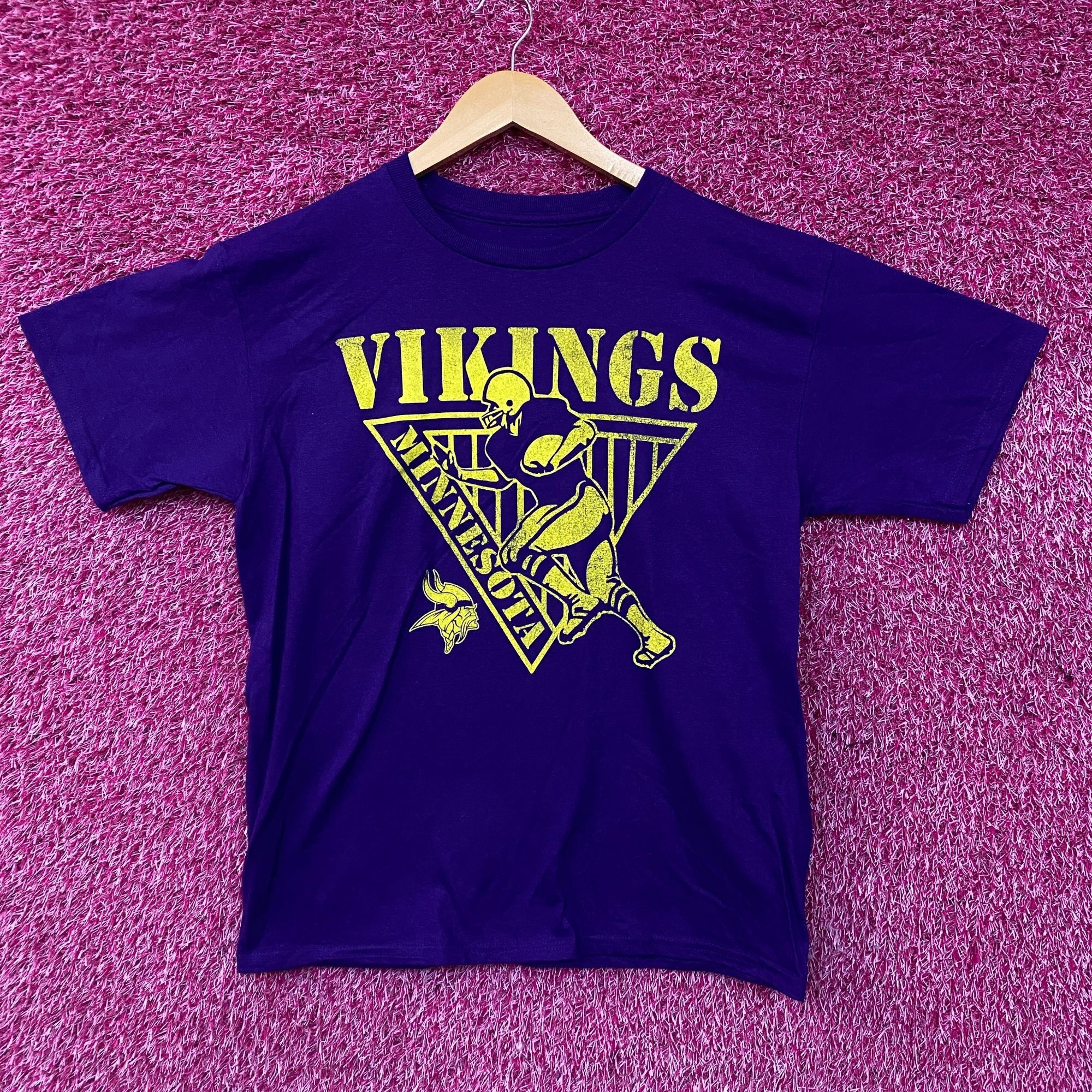 NFL NFL Minnesota Vikings Vintage Style Graphic T-Shirt XL Size US XL / EU 56 / 4 - 1 Thumbnail