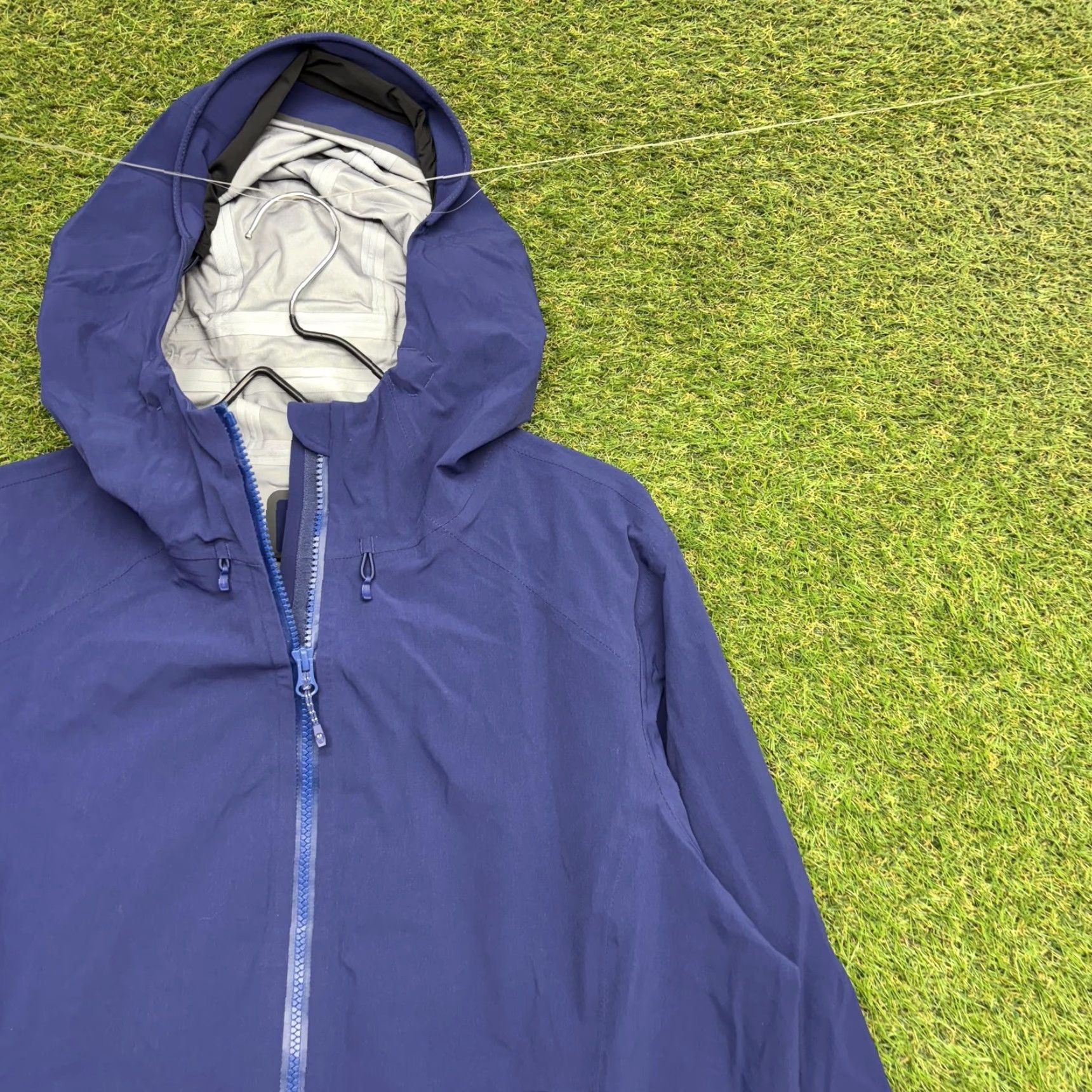 Duluth Trading Company Duluth Trading Co Coat Mens Large Blue Hooded Rain Waterproof Softshell Outdoor Shirt Size US L / EU 52-54 / 3 - 2 Thumbnail