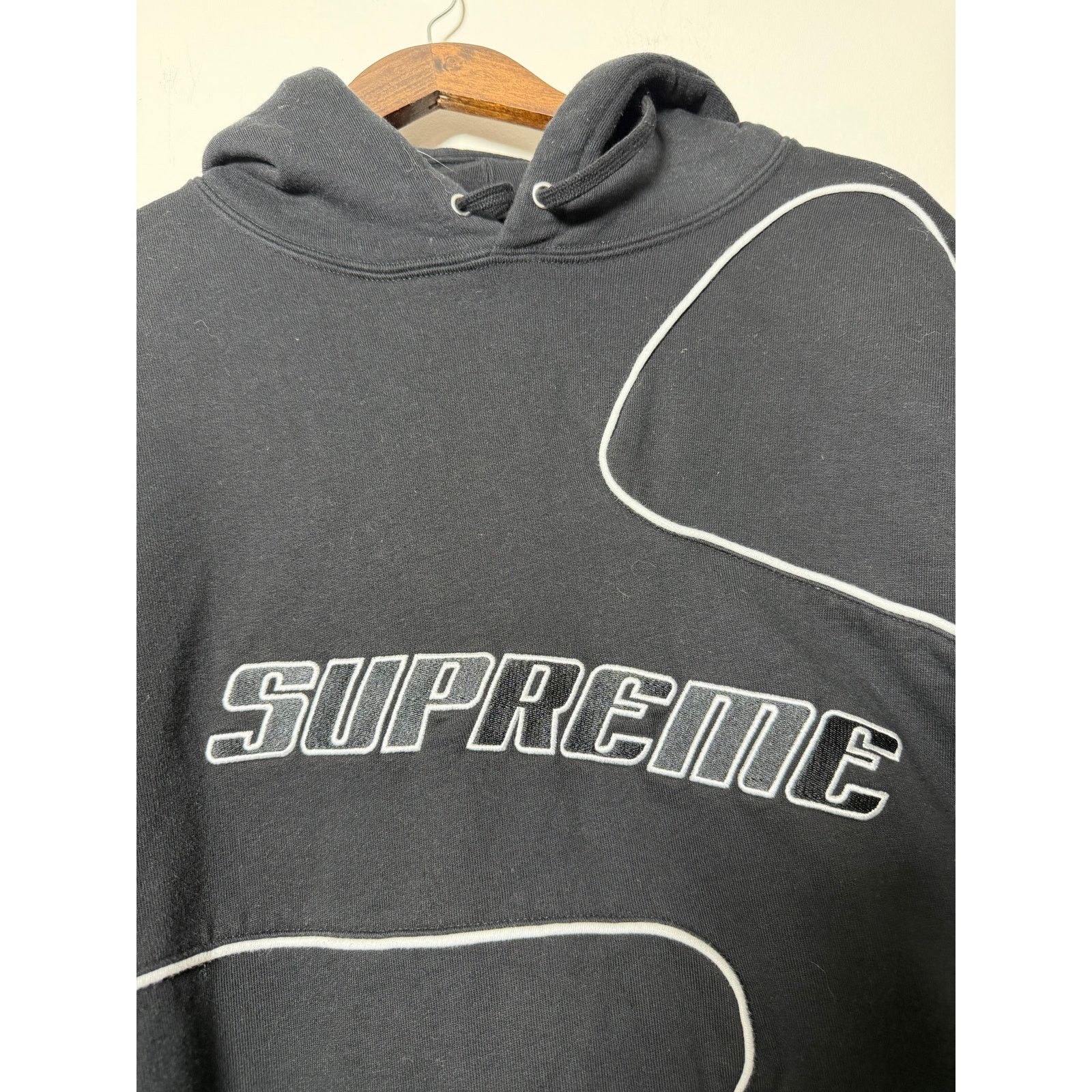 Supreme Supreme Big S Embroidered Hooded Sweatshirt Size US M / EU 48-50 / 2 - 4 Thumbnail