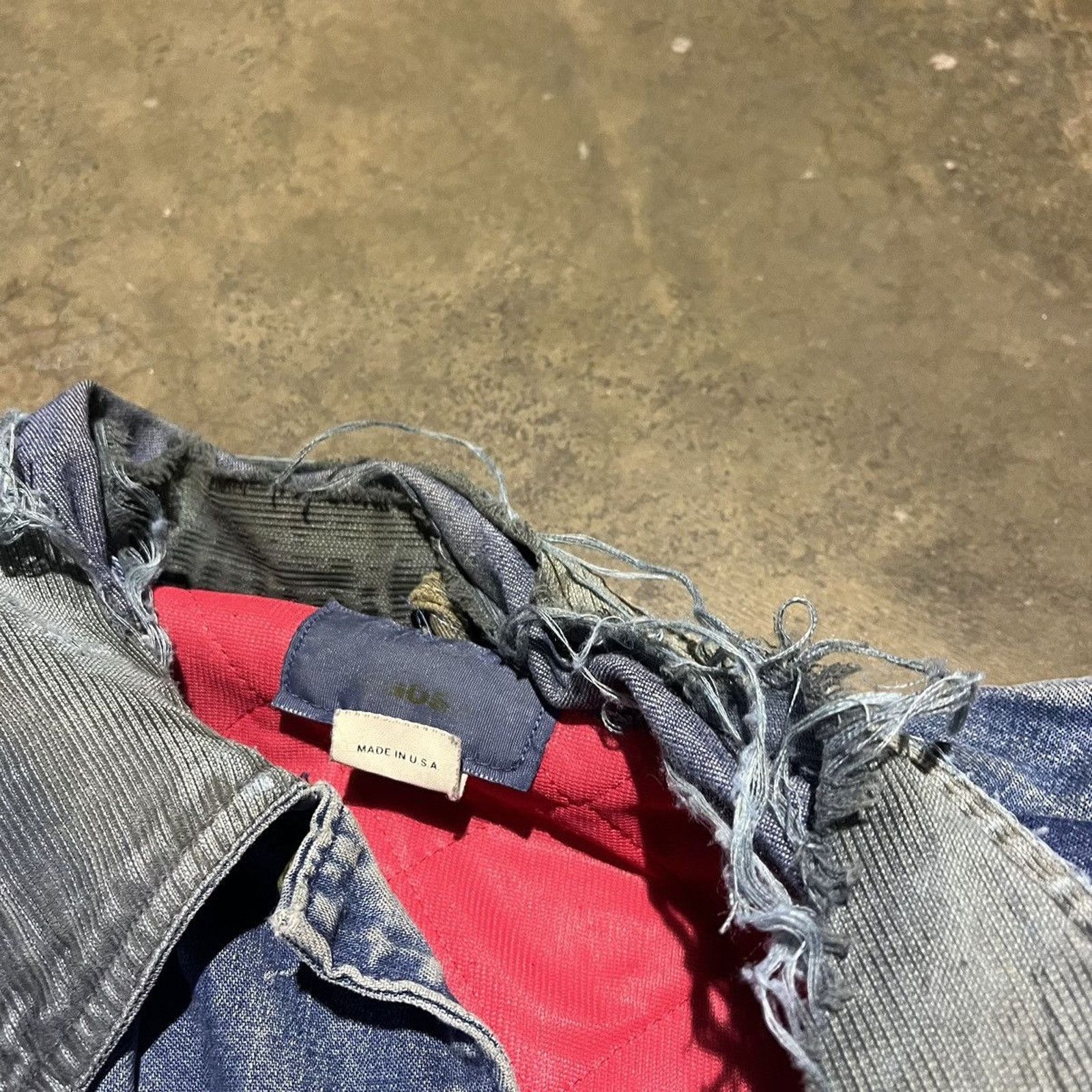 Vintage Vintage 60s 70s OshKosh Blue Faded Denim Chore Jacket Size US XL / EU 56 / 4 - 6 Thumbnail