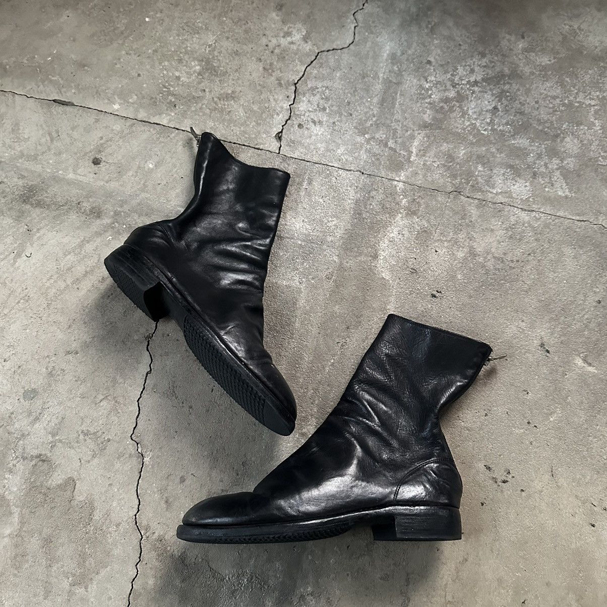 Avant Garde × Guidi × Leather Guidi Back Zip 988 Horse Full Grain Leather  boots | Grailed