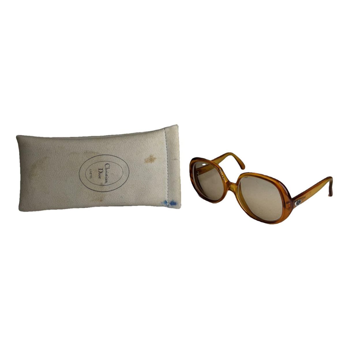 Dior Orange Plastic Sunglasses Size ONE SIZE - 1 Thumbnail