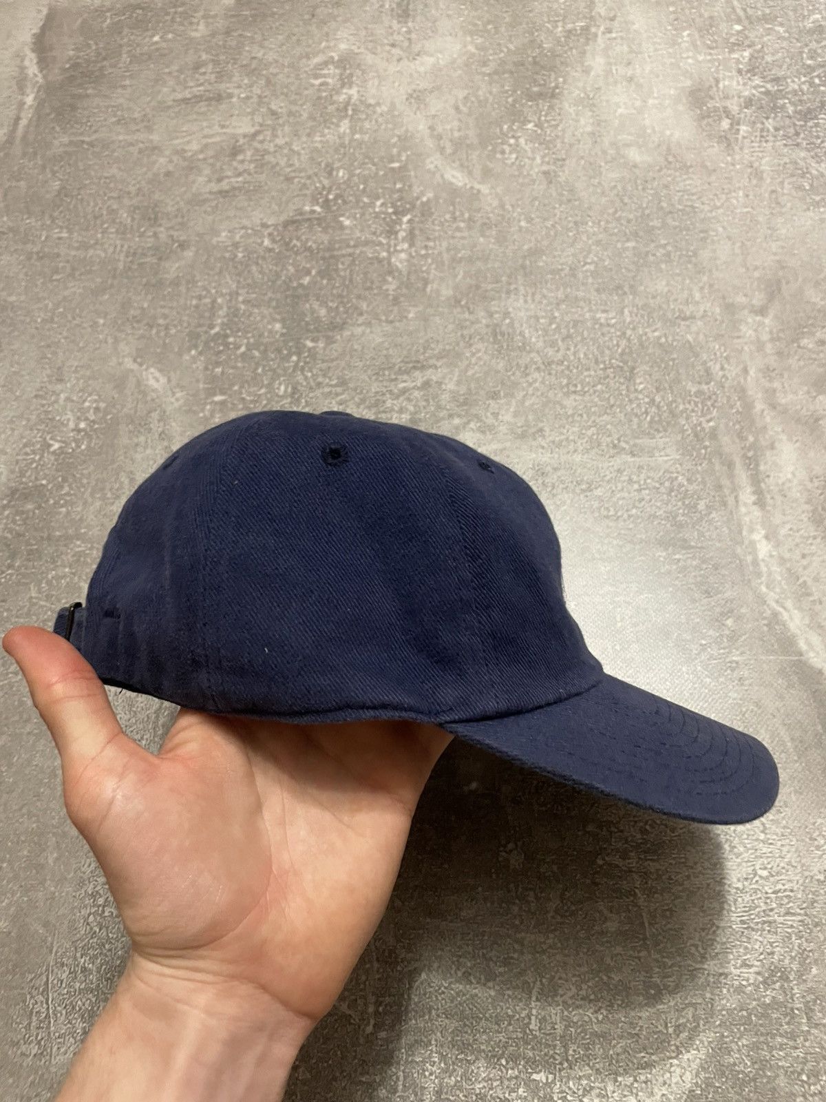 Nike × Vintage Vintage Nike Swoosh Logo Navy Blue Y2K Cap 90s Size ONE SIZE - 5 Thumbnail