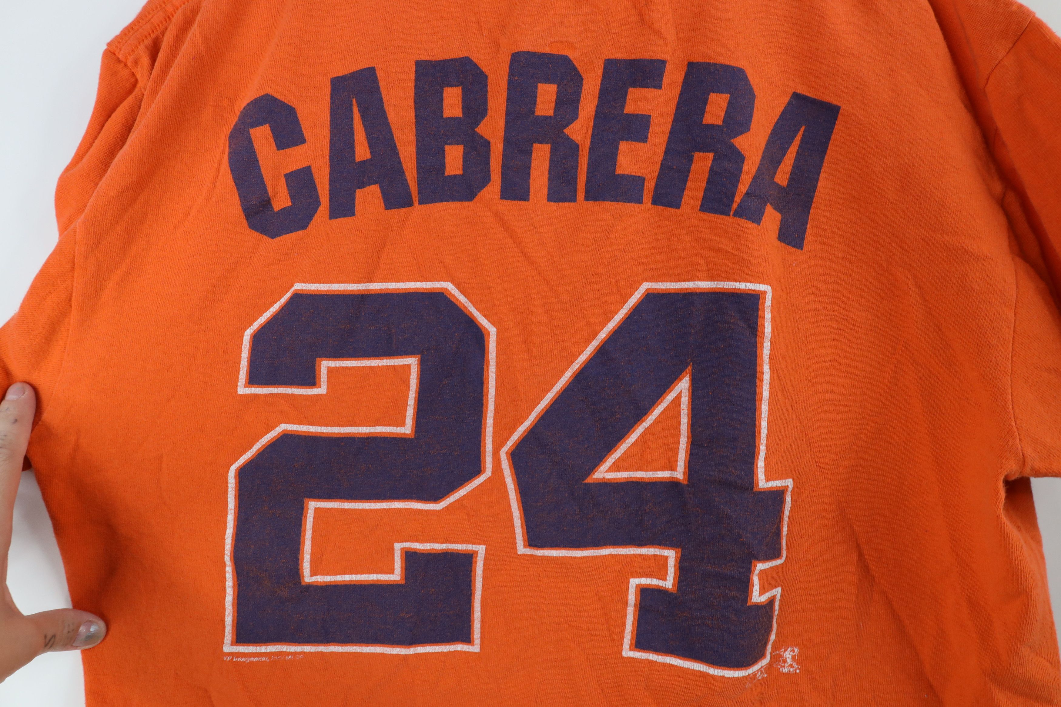 Vintage Vintage Miguel Cabrera Detroit Tigers Baseball T-Shirt Size US M / EU 48-50 / 2 - 10 Thumbnail