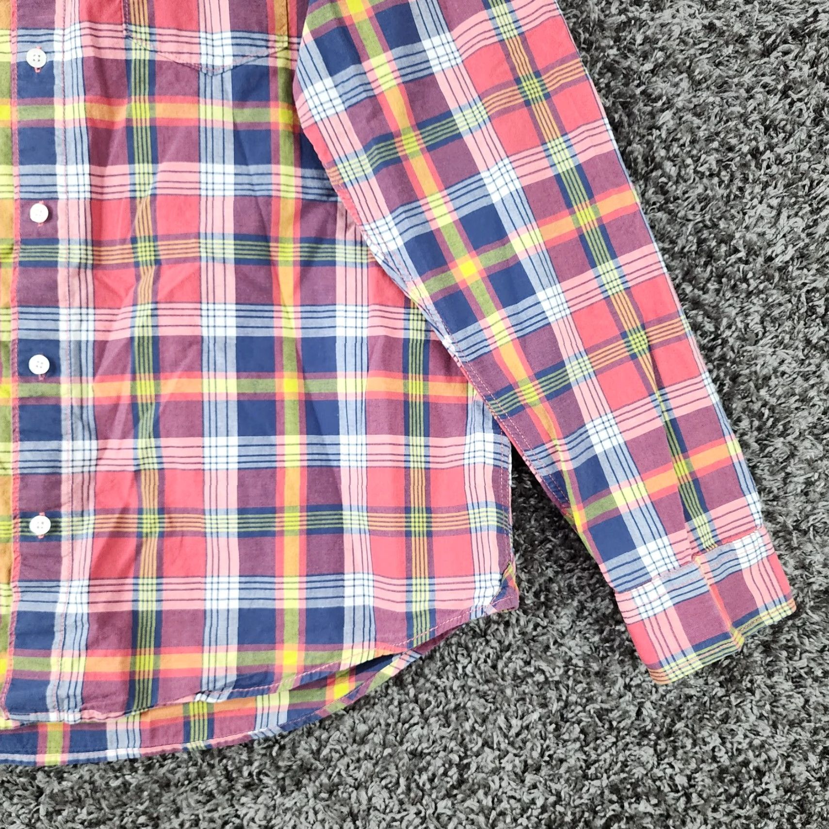 Vintage Aéropostale Shirt Men XL Pink Plaid Long Sleeve Button-Up Regular Size XL Mens Size US XL / EU 56 / 4 - 2 Thumbnail