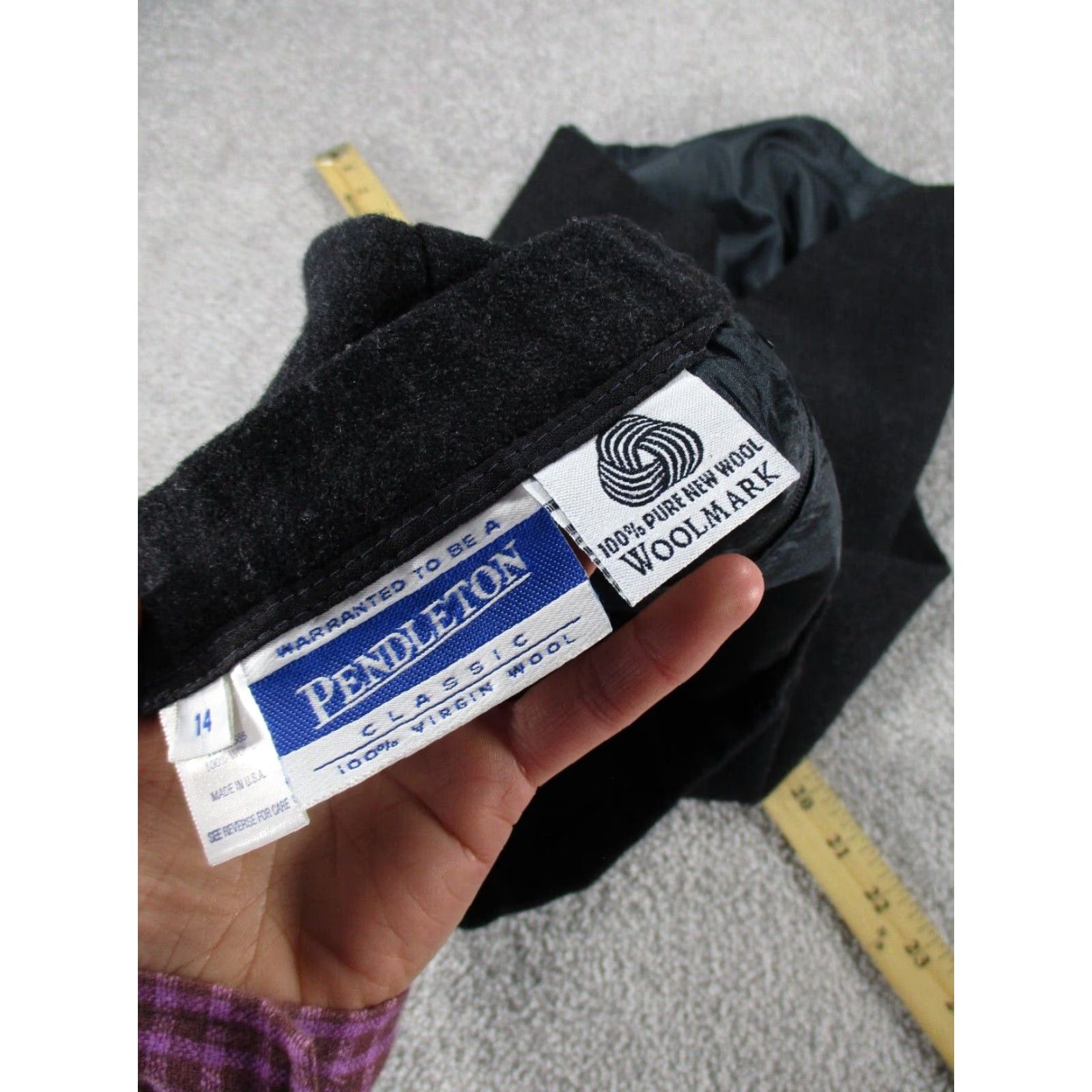 Pendleton Pendleton Women's Gray Wool Skirt 14/XL Size 36" / US 14 / IT 50 - 5 Thumbnail