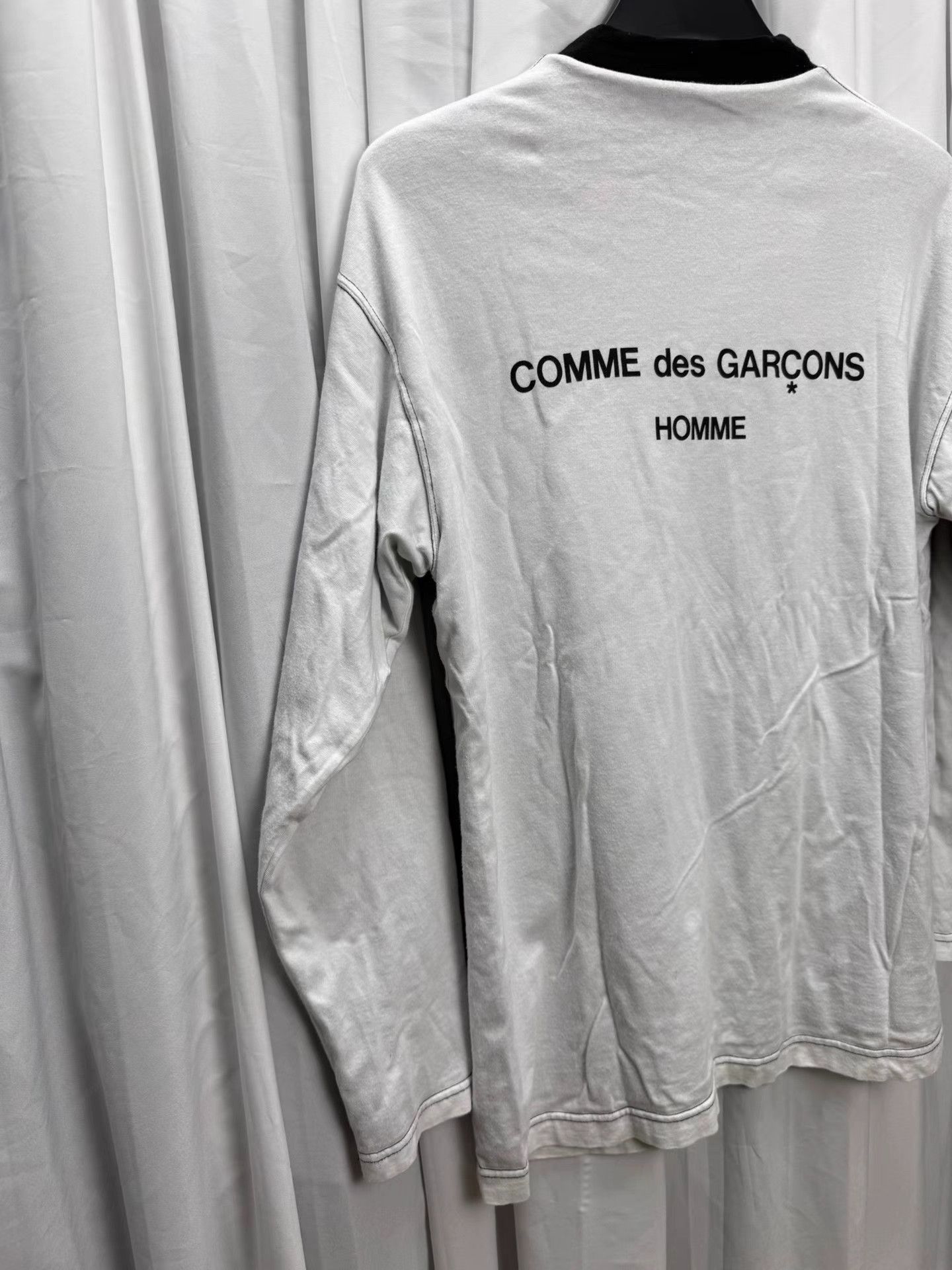 Comme des Garcons Homme Comme des Garçons 1995 Logo Reversible LS Sweatshirt K20 Size US XL / EU 56 / 4 - 2 Thumbnail