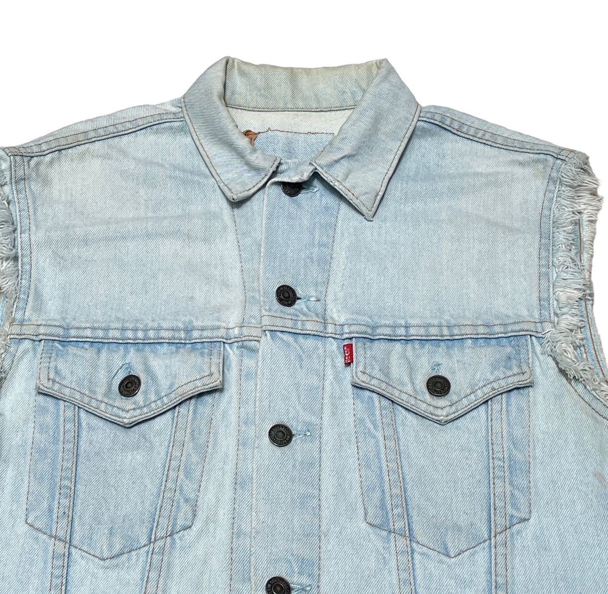 Vintage Brand Levi’s Made In Usa Denim Trucker Jacket 1990s